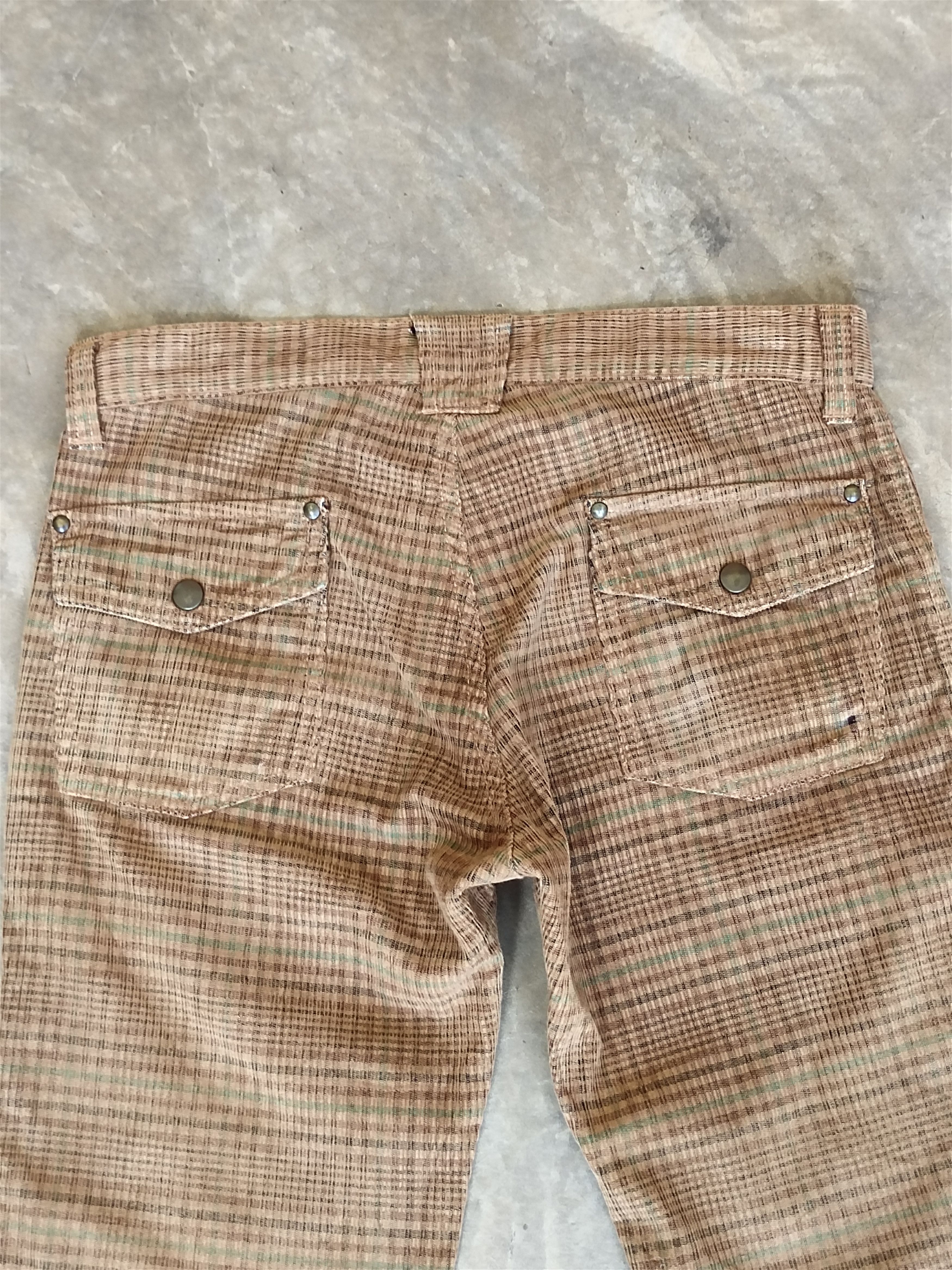 ABAHOUSE Abahouse Checkered Denim Pants Size US 31 - 9 Thumbnail
