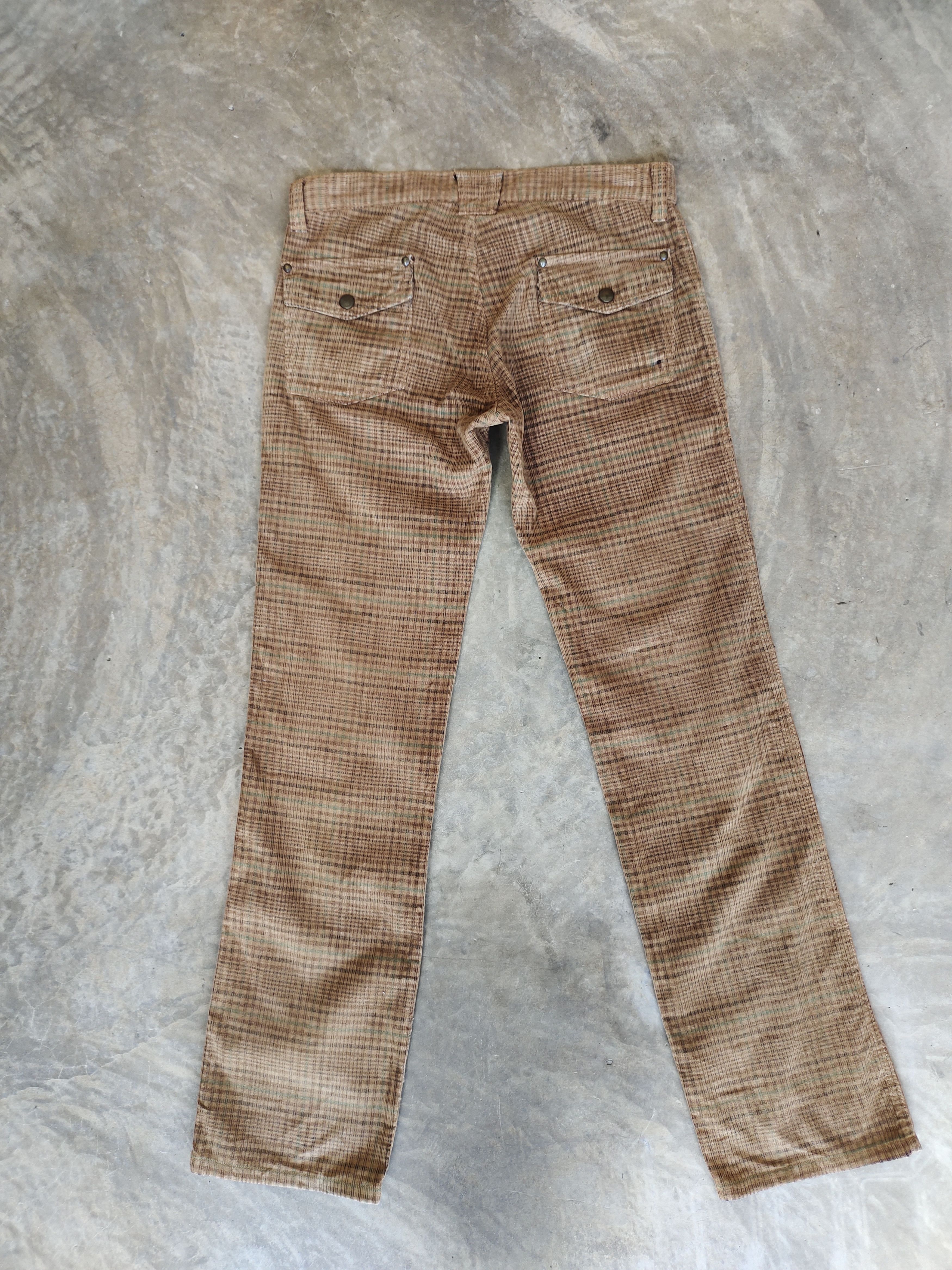 ABAHOUSE Abahouse Checkered Denim Pants Size US 31 - 8 Thumbnail