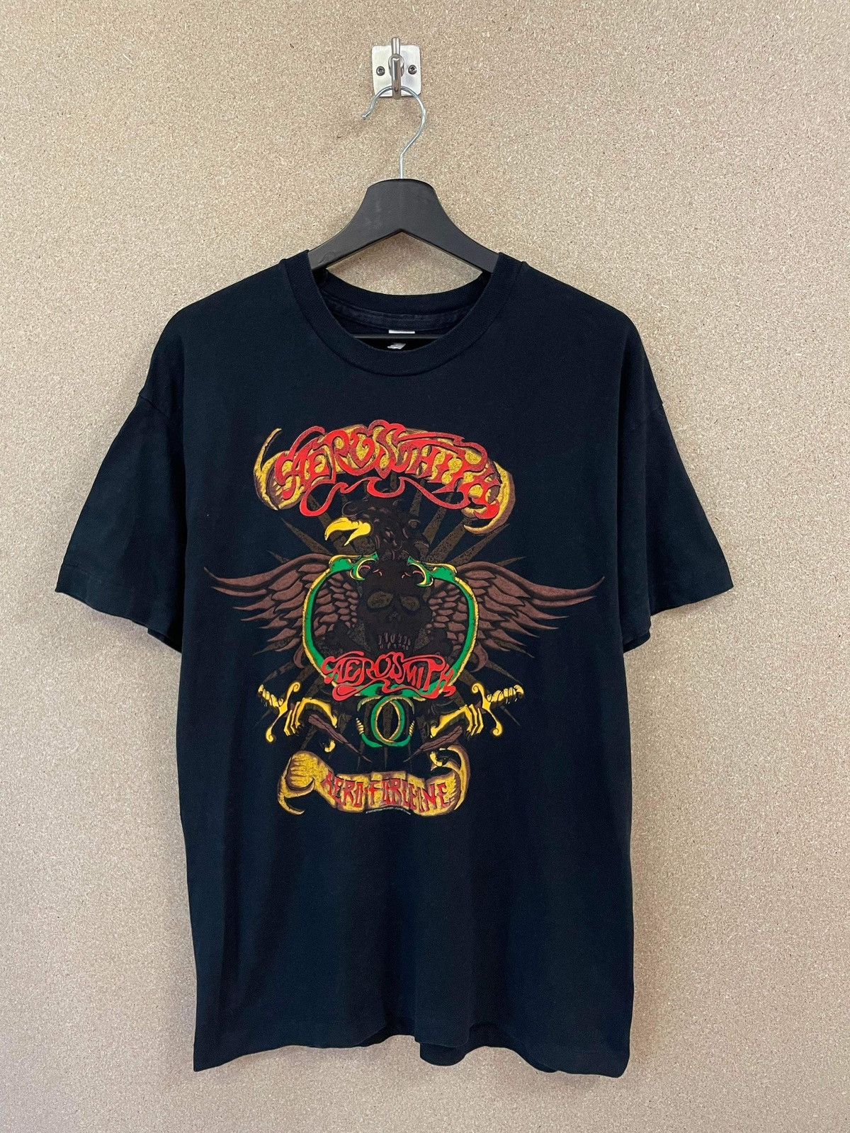 Band Tees × Vintage Vintage Aerosmith Aero Force One 1993 Tour Tee - XL Size US XL / EU 56 / 4 - 1 Thumbnail