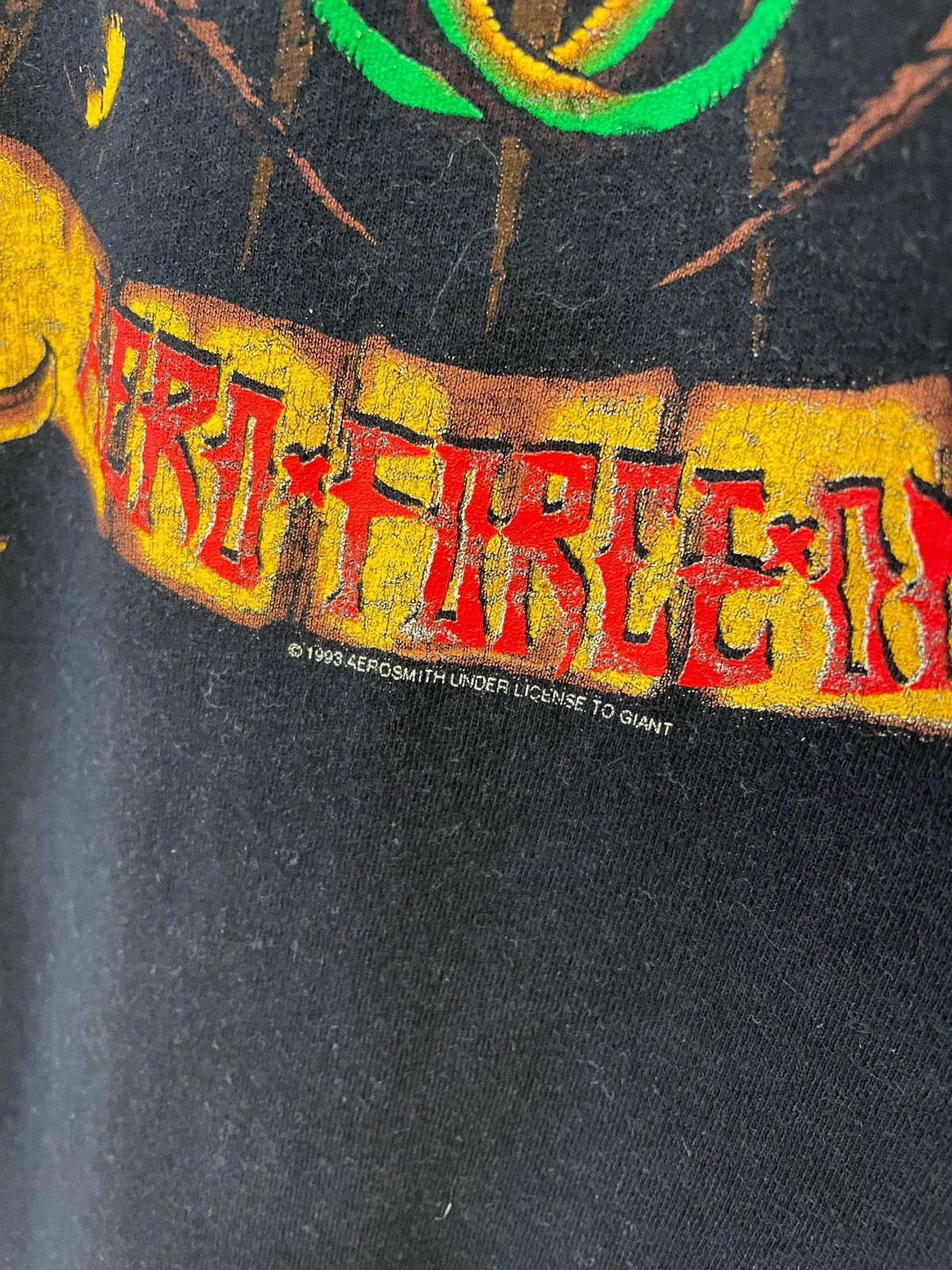 Band Tees × Vintage Vintage Aerosmith Aero Force One 1993 Tour Tee - XL Size US XL / EU 56 / 4 - 5 Thumbnail