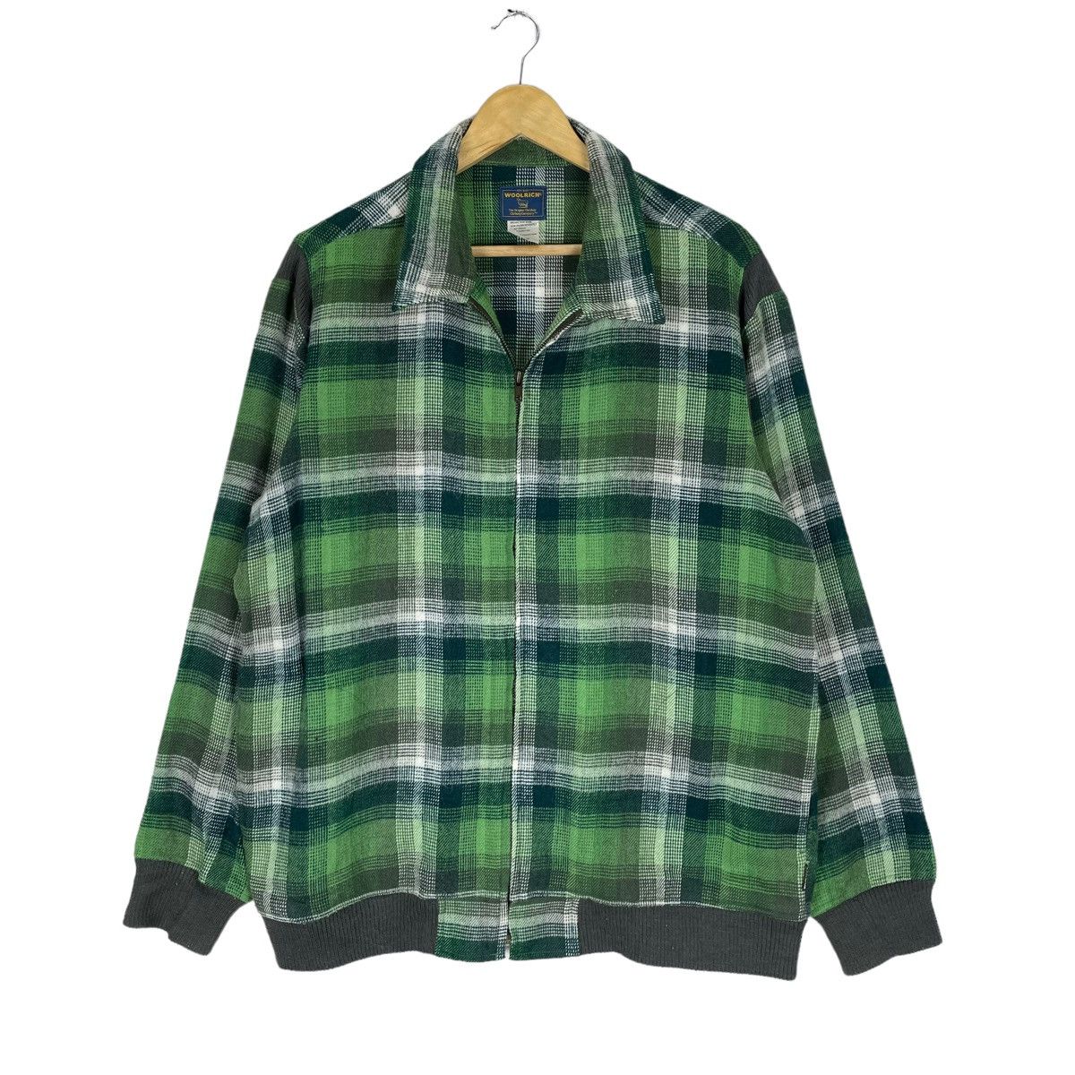 Woolrich Woolen Mills 🌟WOOLRICH SHADOW PLAIDS ZIPPER JACKET Size US L / EU 52-54 / 3 - 1 Thumbnail