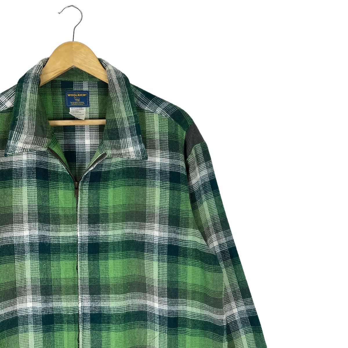 Woolrich Woolen Mills 🌟WOOLRICH SHADOW PLAIDS ZIPPER JACKET Size US L / EU 52-54 / 3 - 3 Thumbnail