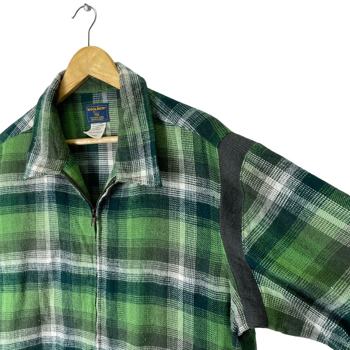 Woolrich Woolen Mills 🌟WOOLRICH SHADOW PLAIDS ZIPPER JACKET Size US L / EU 52-54 / 3 - 5 Thumbnail