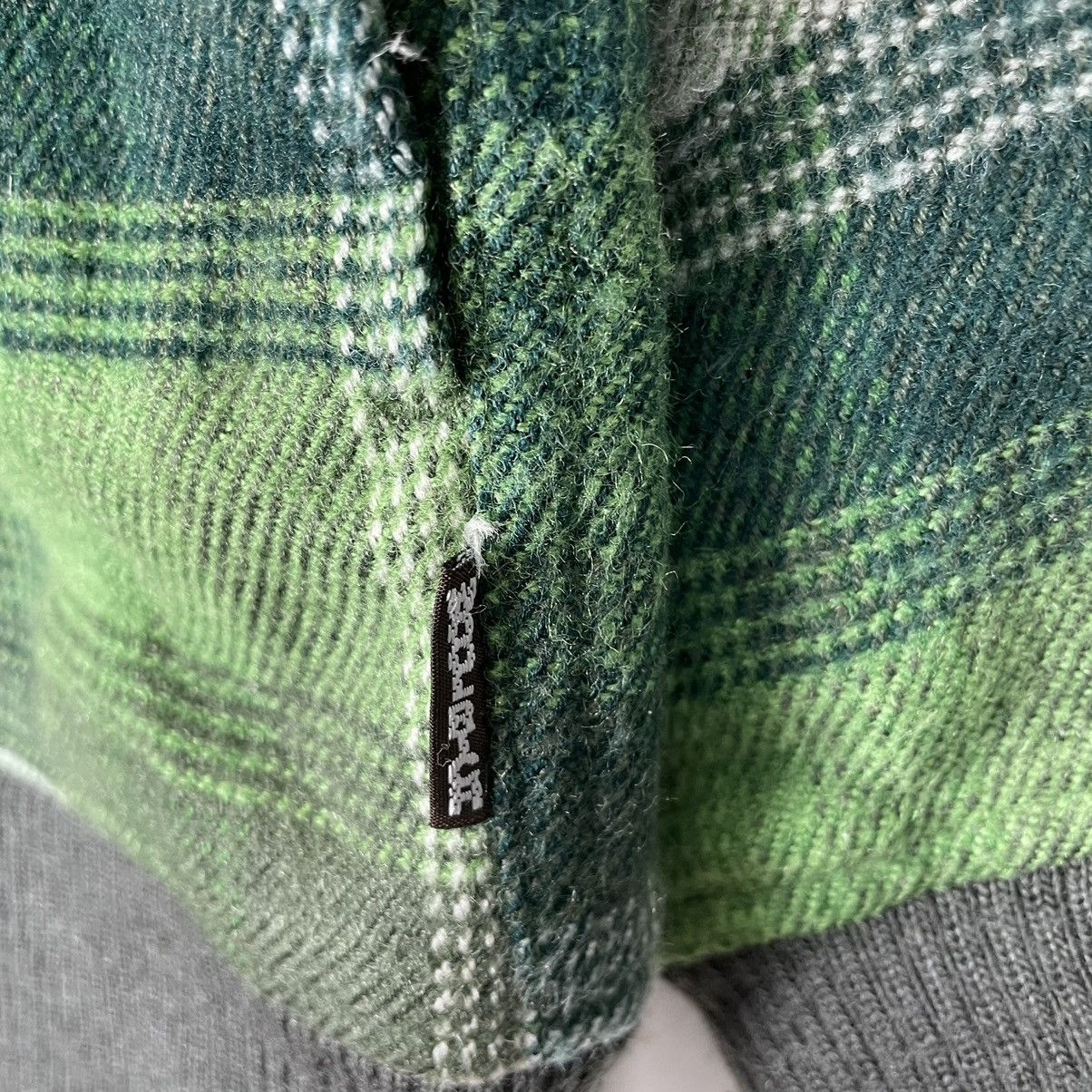 Woolrich Woolen Mills 🌟WOOLRICH SHADOW PLAIDS ZIPPER JACKET Size US L / EU 52-54 / 3 - 6 Thumbnail