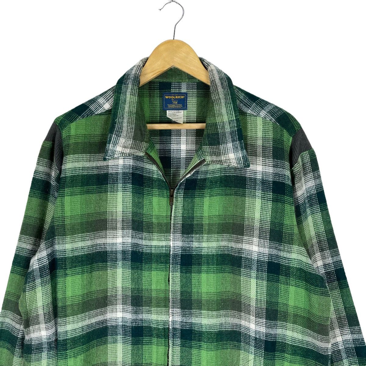 Woolrich Woolen Mills 🌟WOOLRICH SHADOW PLAIDS ZIPPER JACKET Size US L / EU 52-54 / 3 - 2 Thumbnail