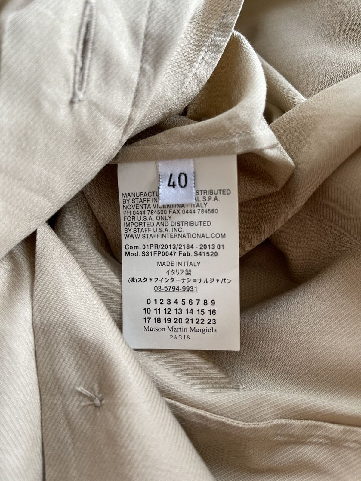 Maison Margiela Maison Martin Margiela Cotton-Silk Jumpsuit with Belt Size 27" / US 4 / IT 40 - 4 Thumbnail