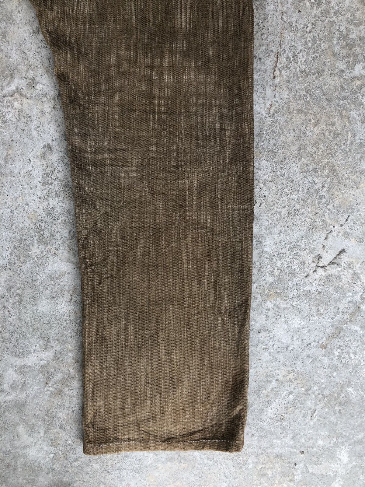 Japanese Brand Concave attempt Checkered Plaid Pocket Distressed Jeans Size US 36 / EU 52 - 12 Thumbnail