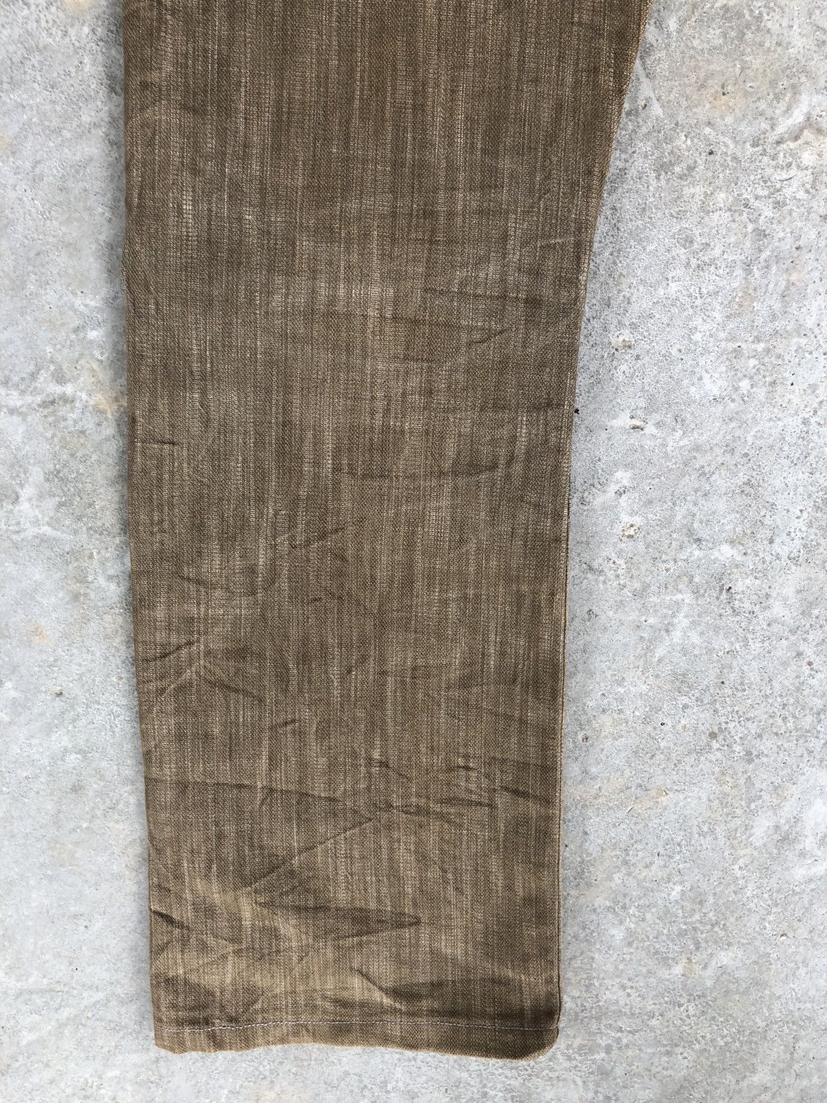 Japanese Brand Concave attempt Checkered Plaid Pocket Distressed Jeans Size US 36 / EU 52 - 11 Thumbnail