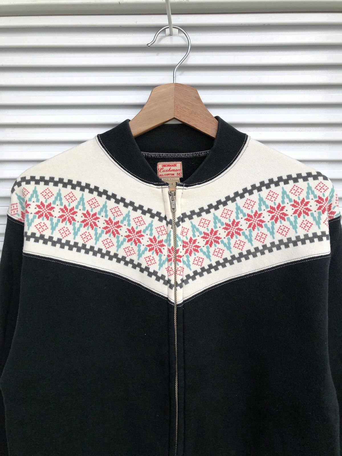 Japanese Brand Vintage Union Made Cushman Sweater / Travis Flacko Scott Size US S / EU 44-46 / 1 - 2 Thumbnail