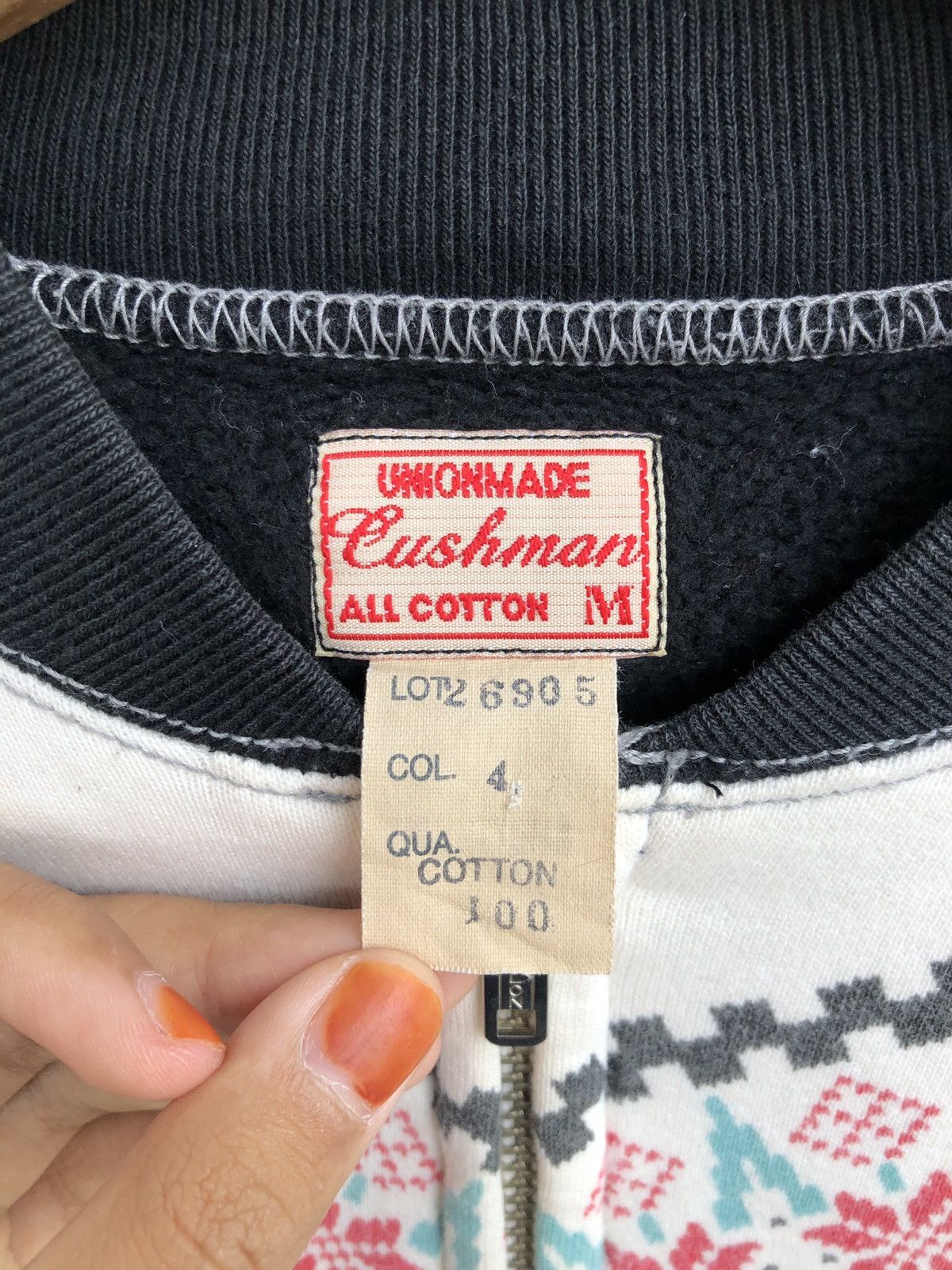 Japanese Brand Vintage Union Made Cushman Sweater / Travis Flacko Scott Size US S / EU 44-46 / 1 - 3 Thumbnail
