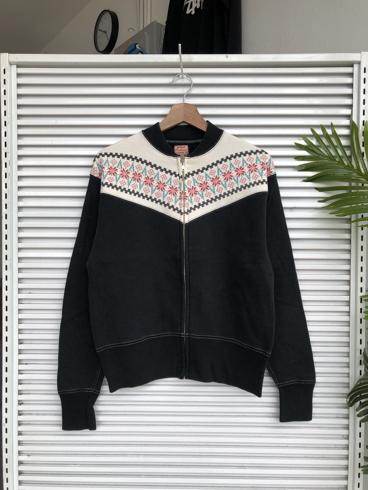 Japanese Brand Vintage Union Made Cushman Sweater / Travis Flacko Scott Size US S / EU 44-46 / 1 - 1 Thumbnail