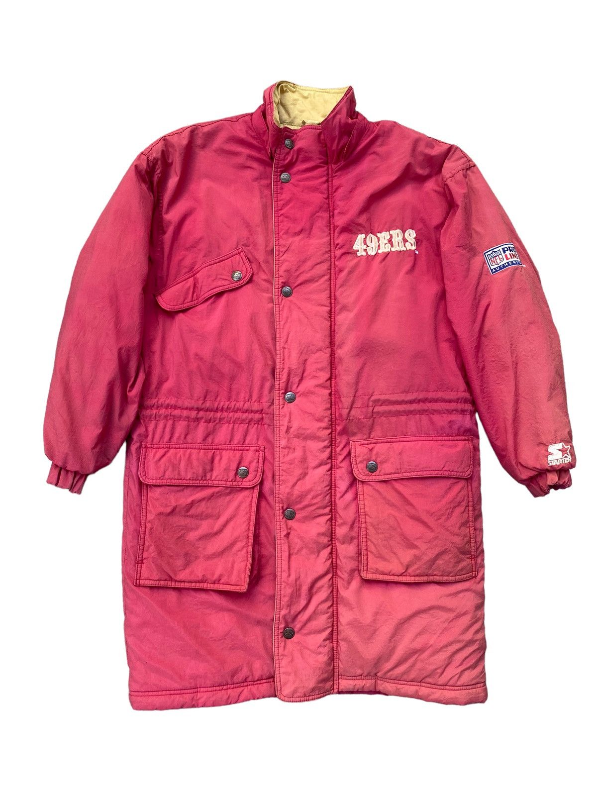 NFL × Starter × Vintage Vintage San Francisco 49ers Starter Jacket. #A6 Size US L / EU 52-54 / 3 - 2 Thumbnail