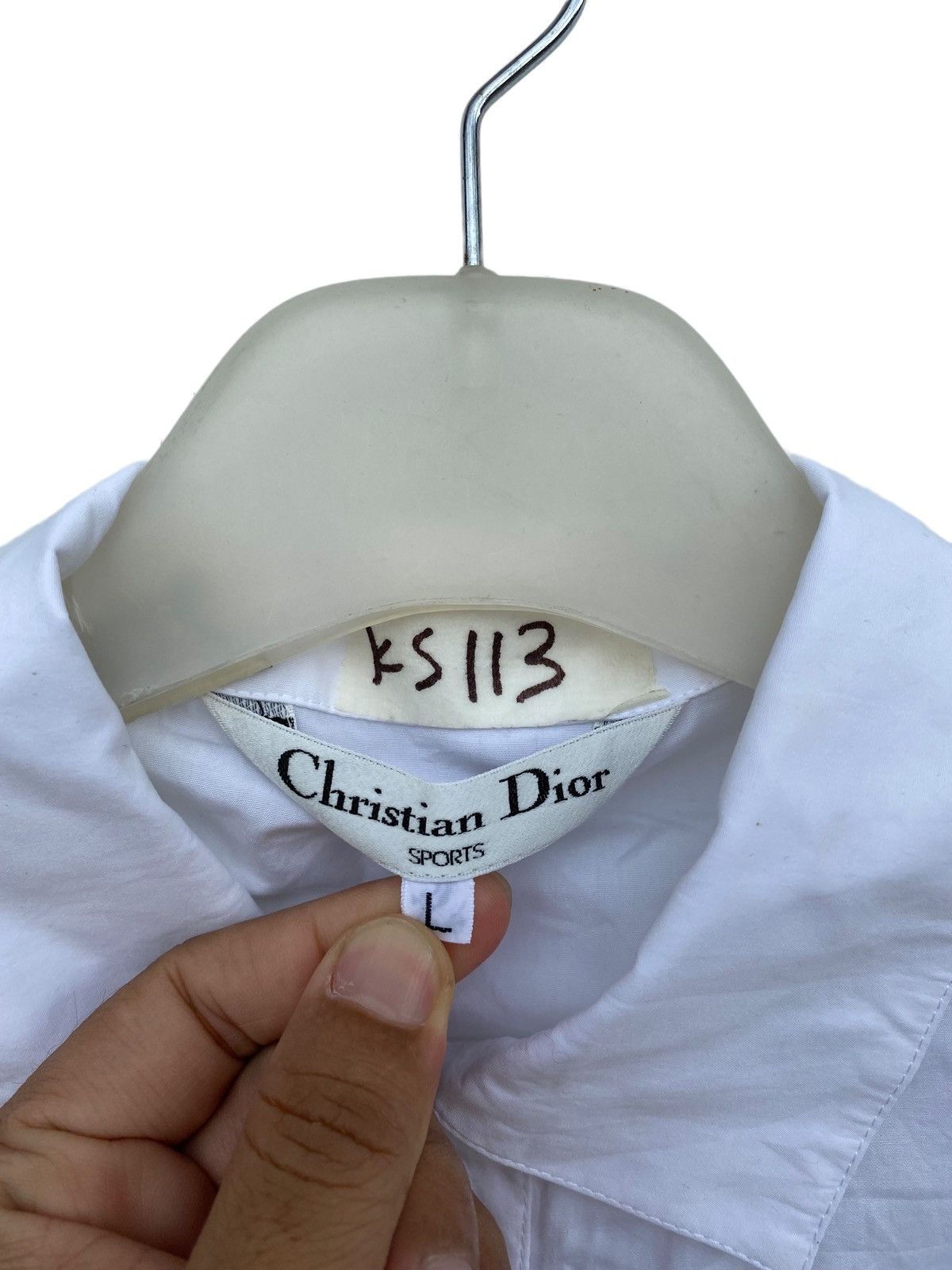 Christian Dior Monsieur Vintage Christian Dior Shirt Size US L / EU 52-54 / 3 - 3 Thumbnail
