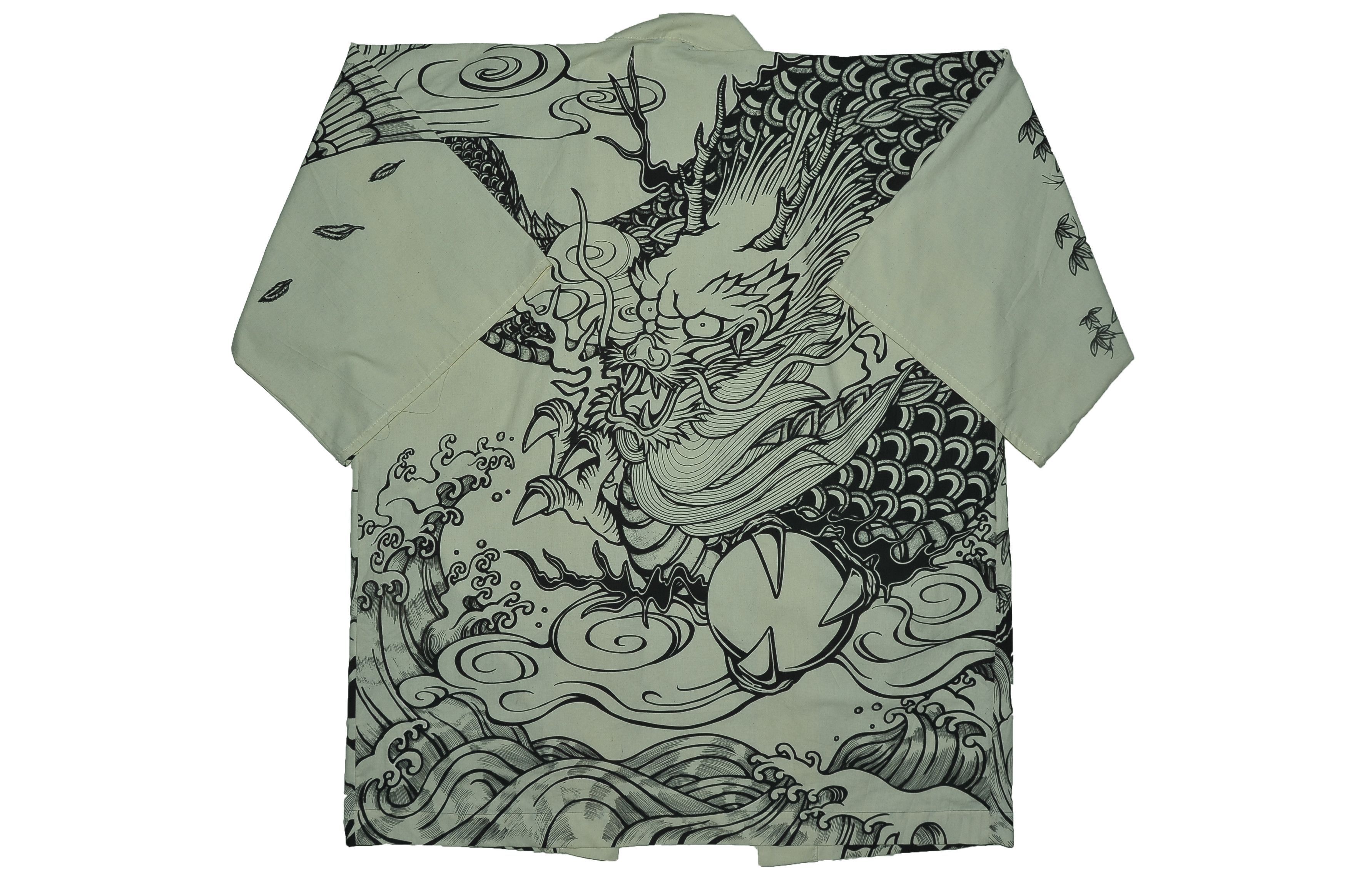 Other Vintage Japanese Dragon Kimono Size US XL / EU 56 / 4 - 2 Thumbnail