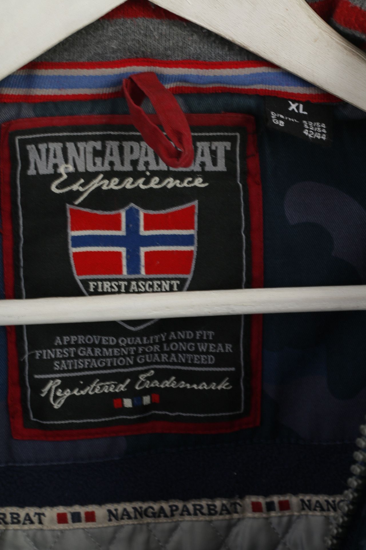 Vintage Nangaparbat Experience Men XL Jacket Blue Moro Cotton 3700 Size US XL / EU 56 / 4 - 5 Thumbnail