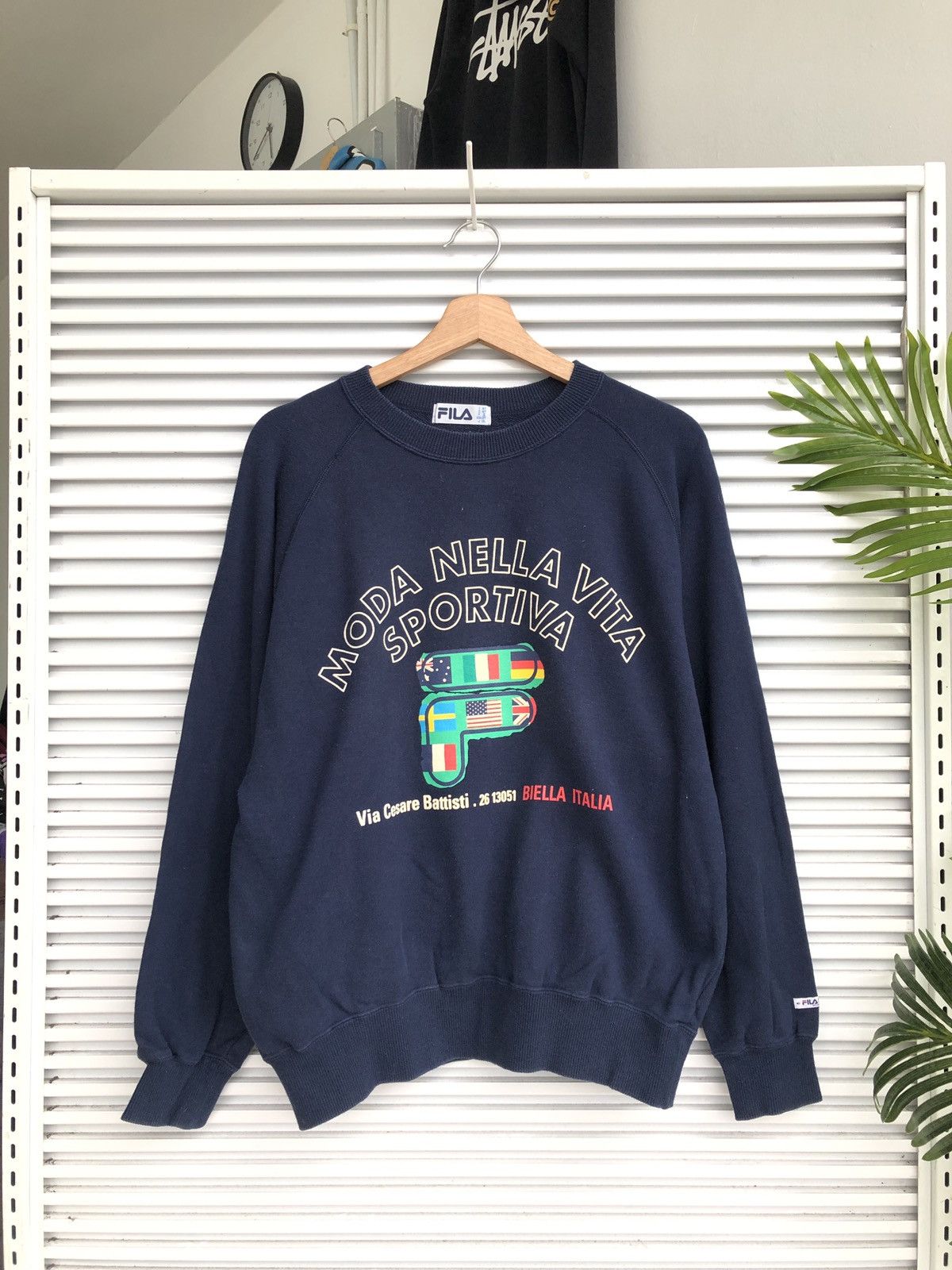 Vintage Fila Moda Nella Vita Sportiva Crewneck