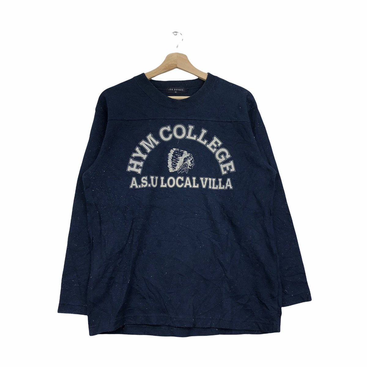 Vintage Vintage HYM College Local Villa Bon Reveil Sweatshirts Size US M / EU 48-50 / 2 - 1 Thumbnail