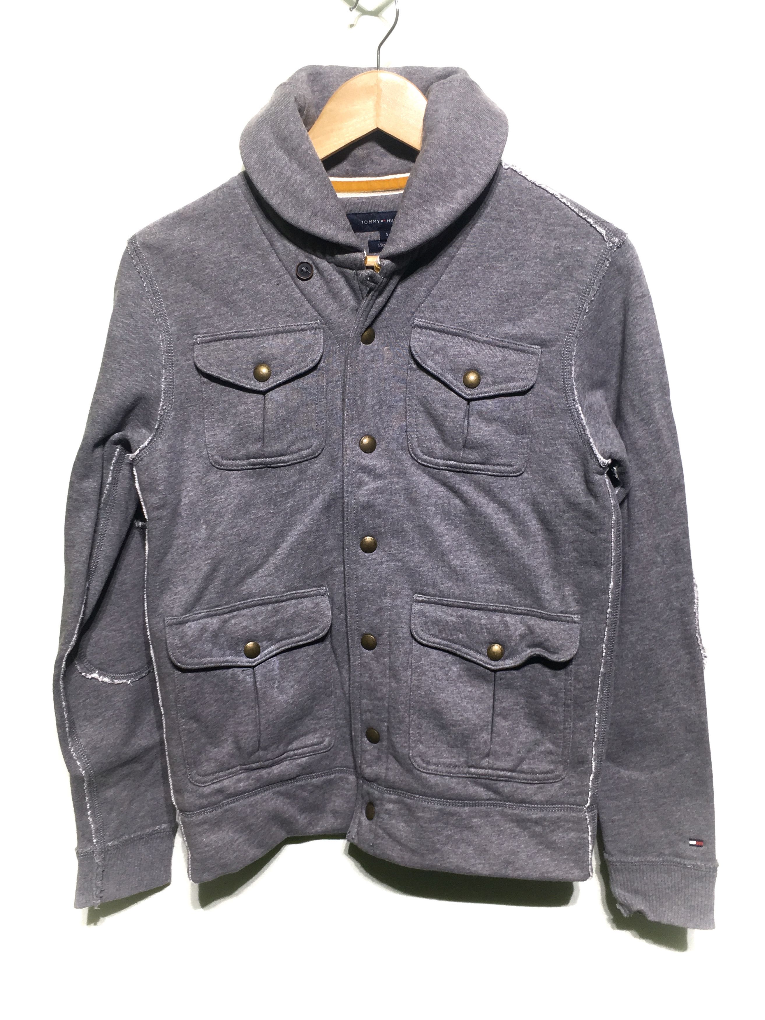 Tommy Hilfiger TOMMY HILFIGER Full Button Jacket Crewneck Sweatshirt Size US S / EU 44-46 / 1 - 2 Thumbnail