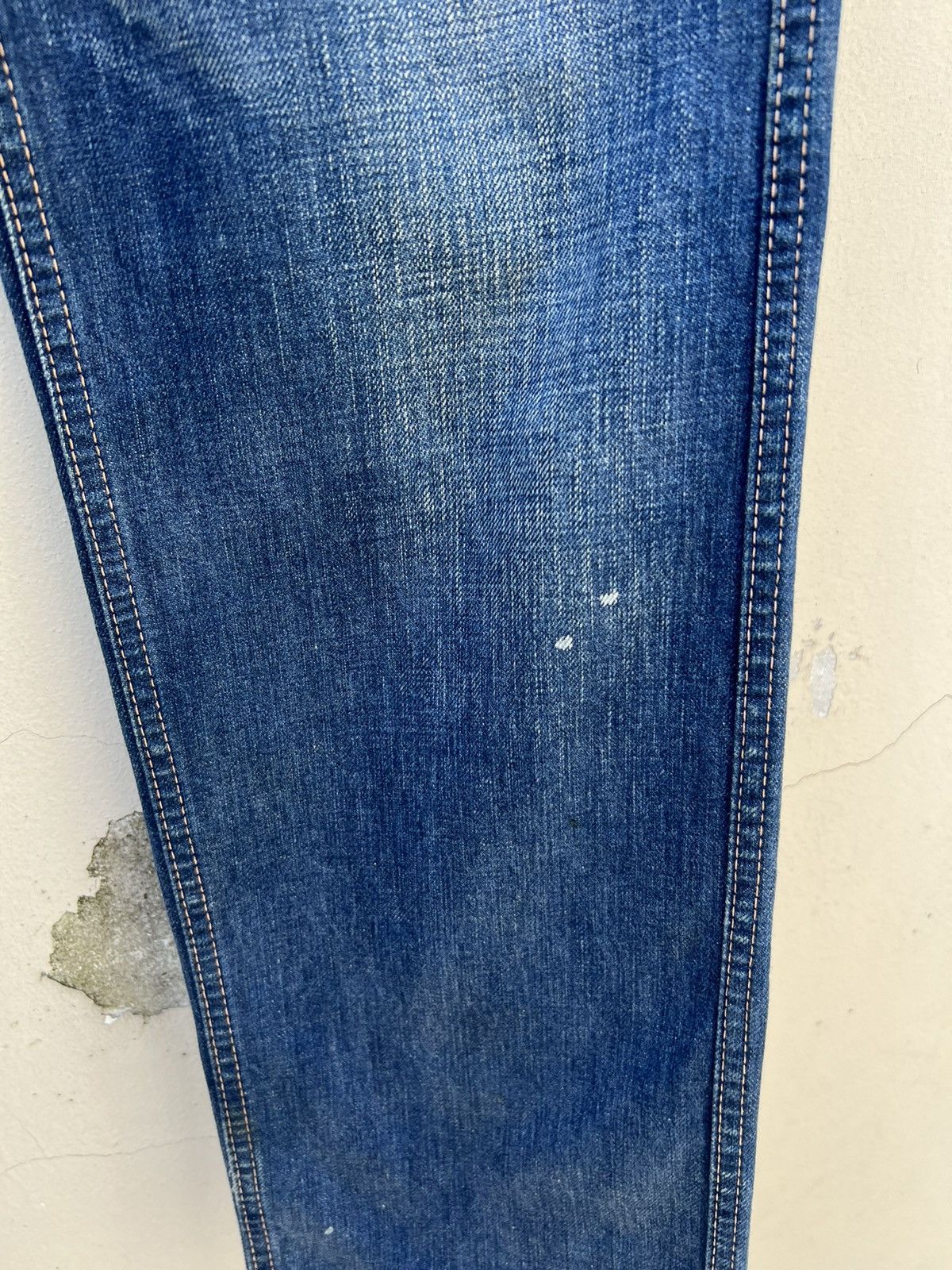 The Flat Head Vintage R.J.B Japan Fade Blue Denim Bush Pant Jeans Size US 30 / EU 46 - 12 Thumbnail