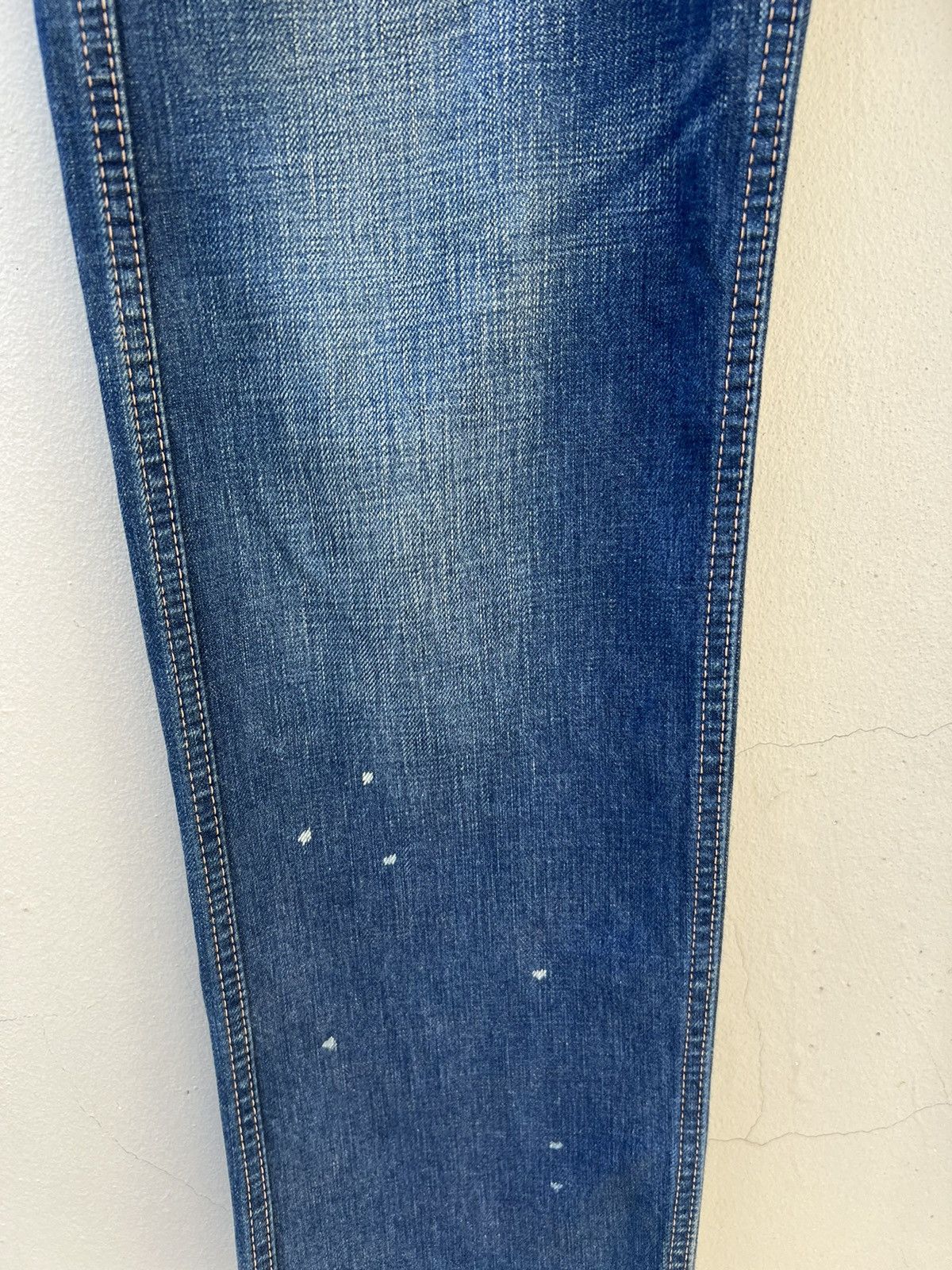 The Flat Head Vintage R.J.B Japan Fade Blue Denim Bush Pant Jeans Size US 30 / EU 46 - 9 Thumbnail