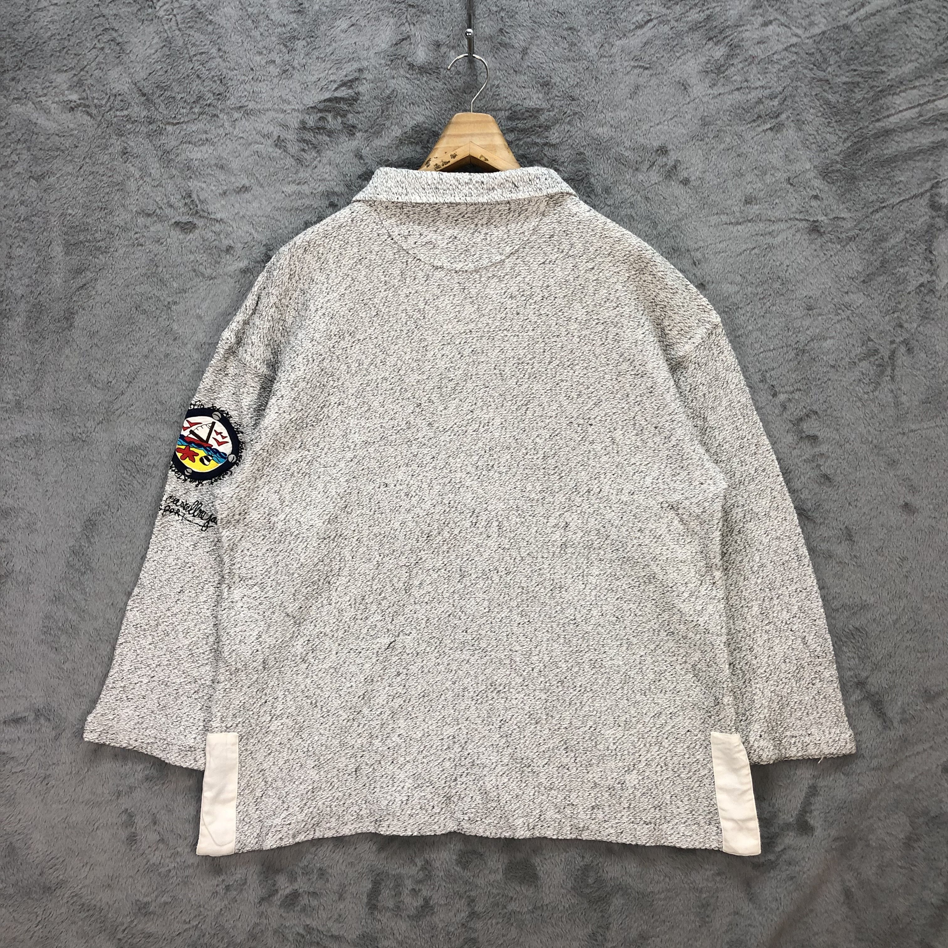 Jean Charles De Castelbajac Jean Charles De Castelbajac Long Sleeve Polo Shirt #5911-213 Size US M / EU 48-50 / 2 - 11 Thumbnail