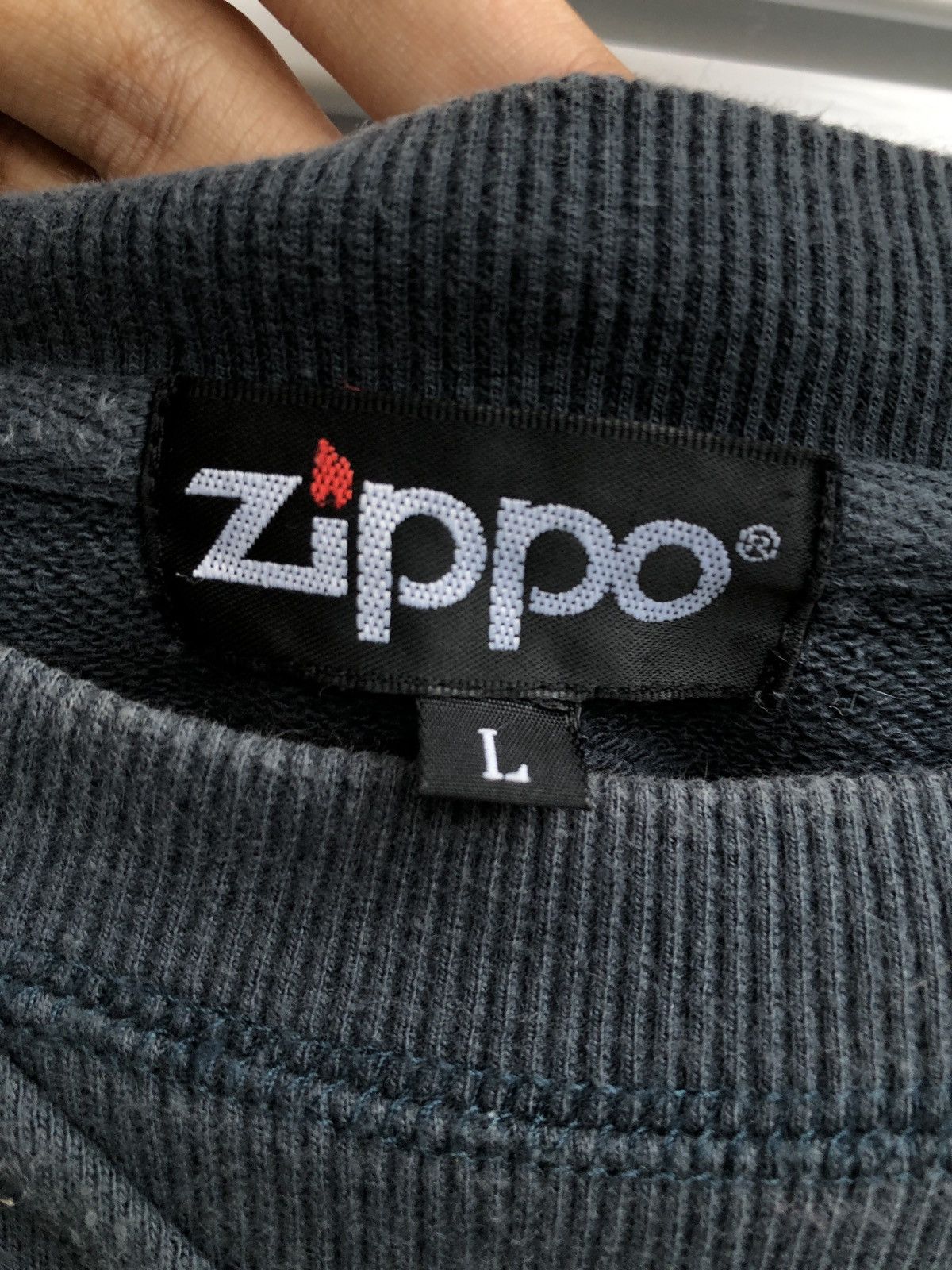 Japanese Brand × Vintage × Zippo Vintage Zippo USA Crewneck/Travis Flacko Scott Size US L / EU 52-54 / 3 - 3 Thumbnail