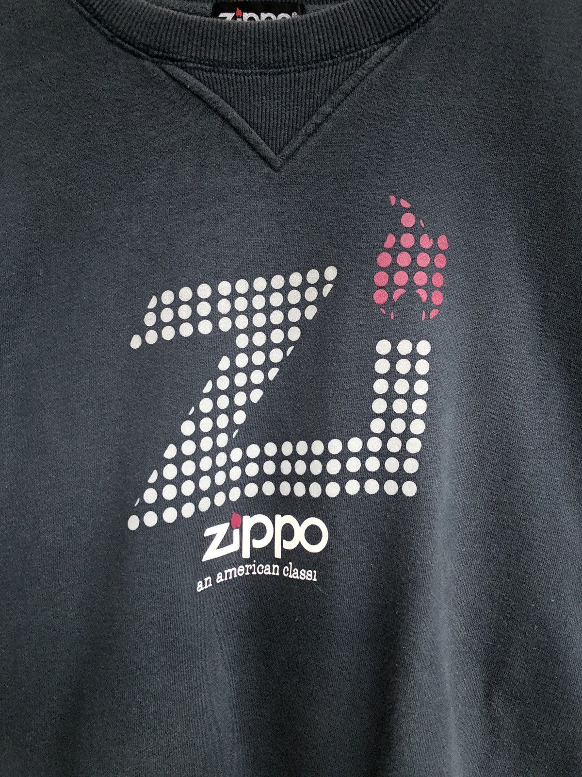 Japanese Brand × Vintage × Zippo Vintage Zippo USA Crewneck/Travis Flacko Scott Size US L / EU 52-54 / 3 - 2 Thumbnail
