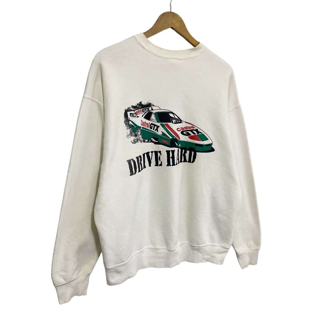 Hein Gericke × Kadoya 💥90s NASCAR CASTROL GTX RACING CREWNECK SWEATSHIRT Size US XL / EU 56 / 4 - 3 Thumbnail