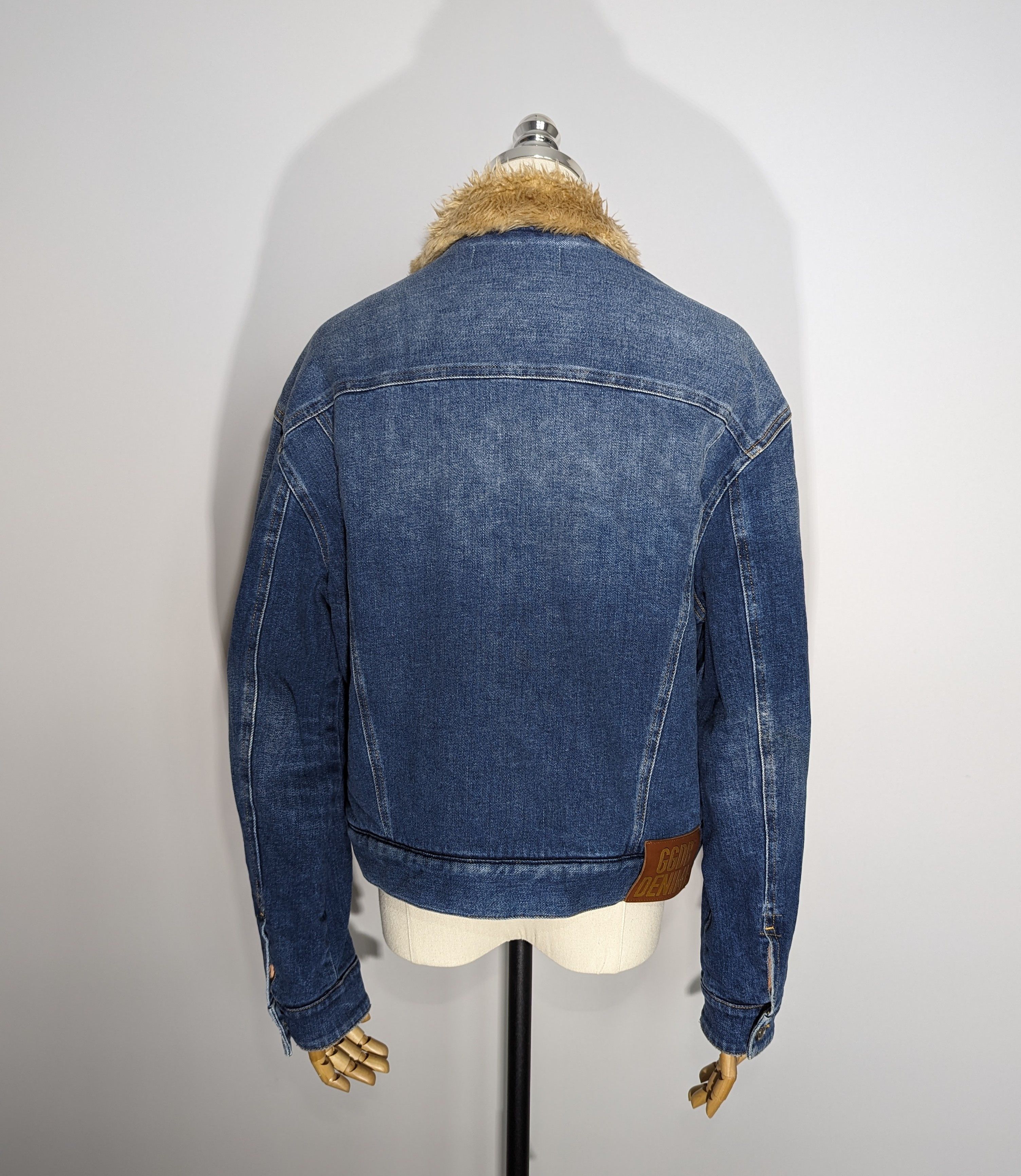 DELUXE Golden Goose Deluxe Brand Faux-Fur Denim Womens Sherpa S-M Size S / US 4 / IT 40 - 8 Thumbnail