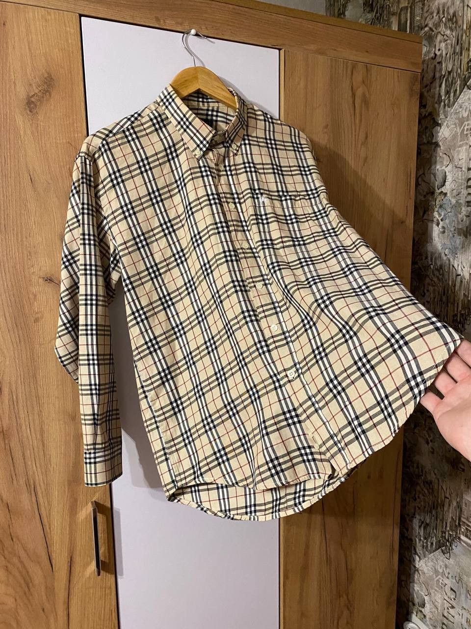 Burberry Vintage Burberry Nova Chek Long Sleeve Shirt Size US M / EU 48-50 / 2 - 4 Thumbnail