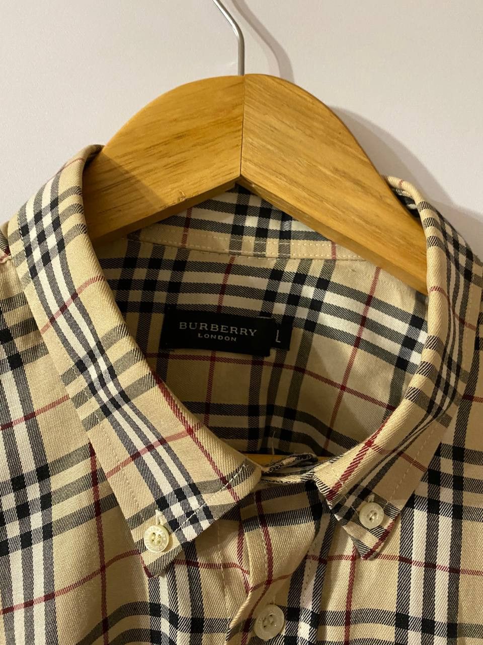 Burberry Vintage Burberry Nova Chek Long Sleeve Shirt Size US M / EU 48-50 / 2 - 7 Thumbnail
