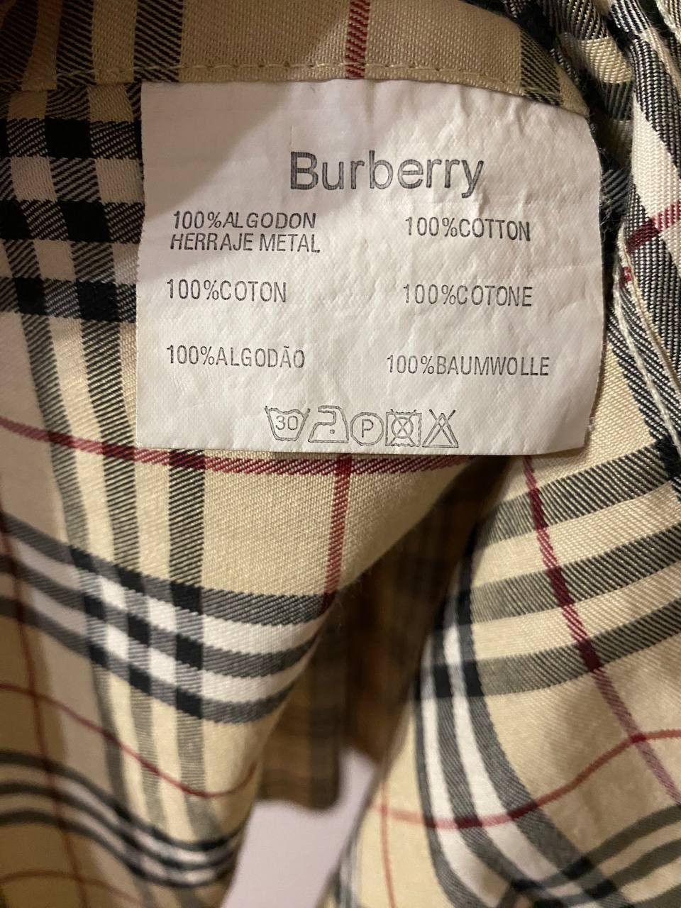 Burberry Vintage Burberry Nova Chek Long Sleeve Shirt Size US M / EU 48-50 / 2 - 14 Thumbnail