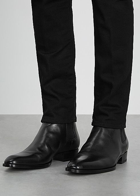 Saint Laurent Paris SLP Hedi Slimane Wyatt 30mm Chelsea Boots