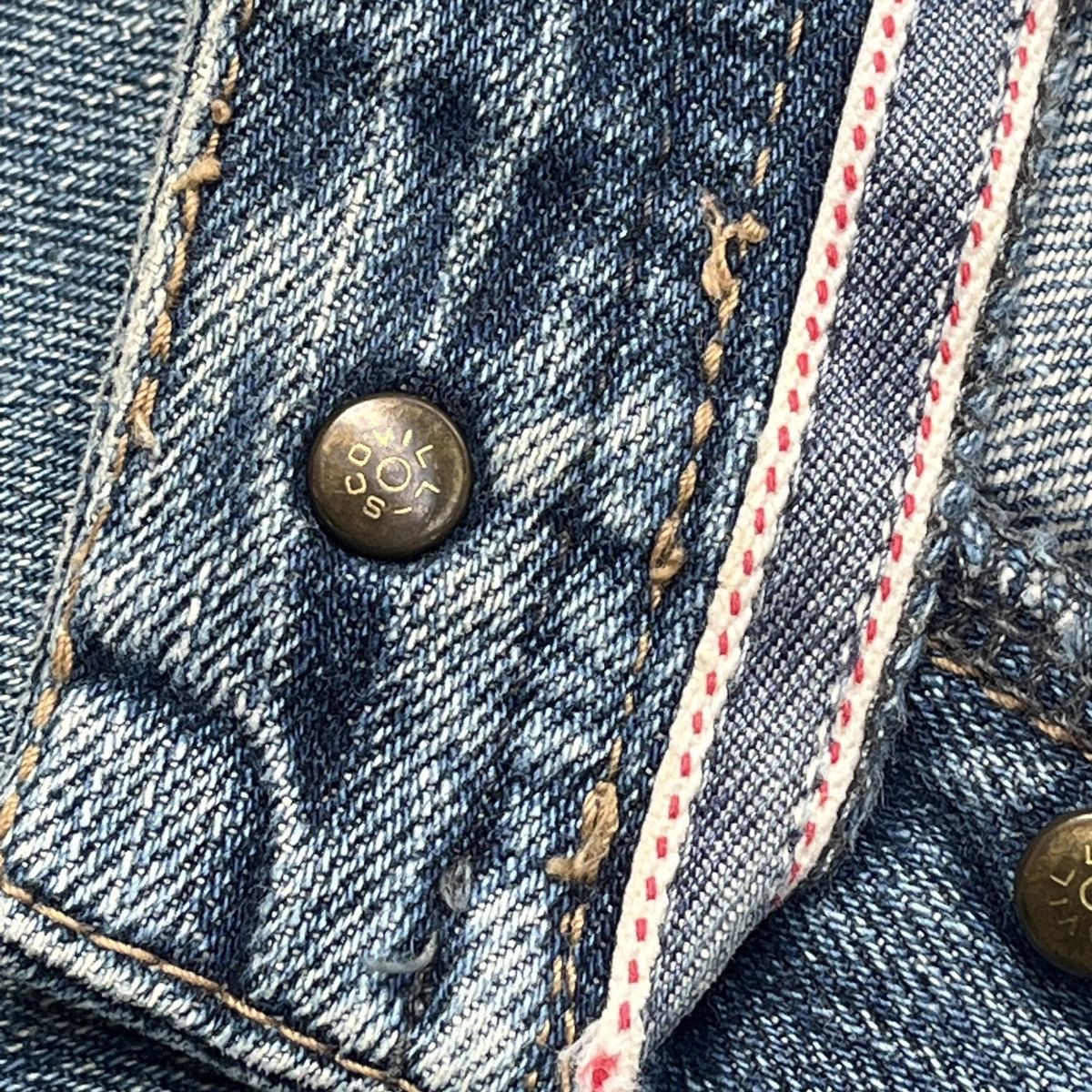 Japanese Brand × Vintage Brappers Redline Selvedge Indigo Denim Jeans Made In Japan Size US 29 - 10 Thumbnail