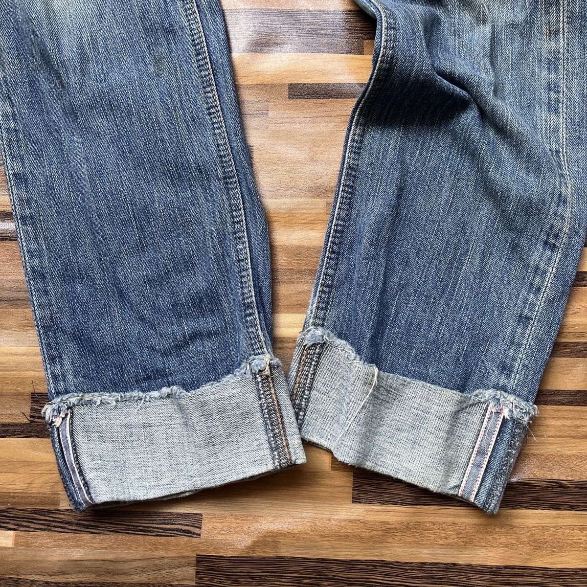 Japanese Brand × Vintage Brappers Redline Selvedge Indigo Denim Jeans Made In Japan Size US 29 - 12 Thumbnail