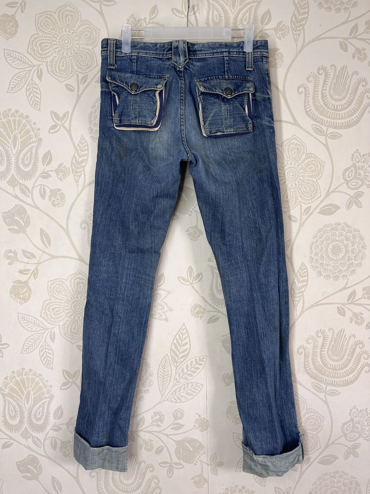 Japanese Brand × Vintage Brappers Redline Selvedge Indigo Denim Jeans Made In Japan Size US 29 - 1 Thumbnail