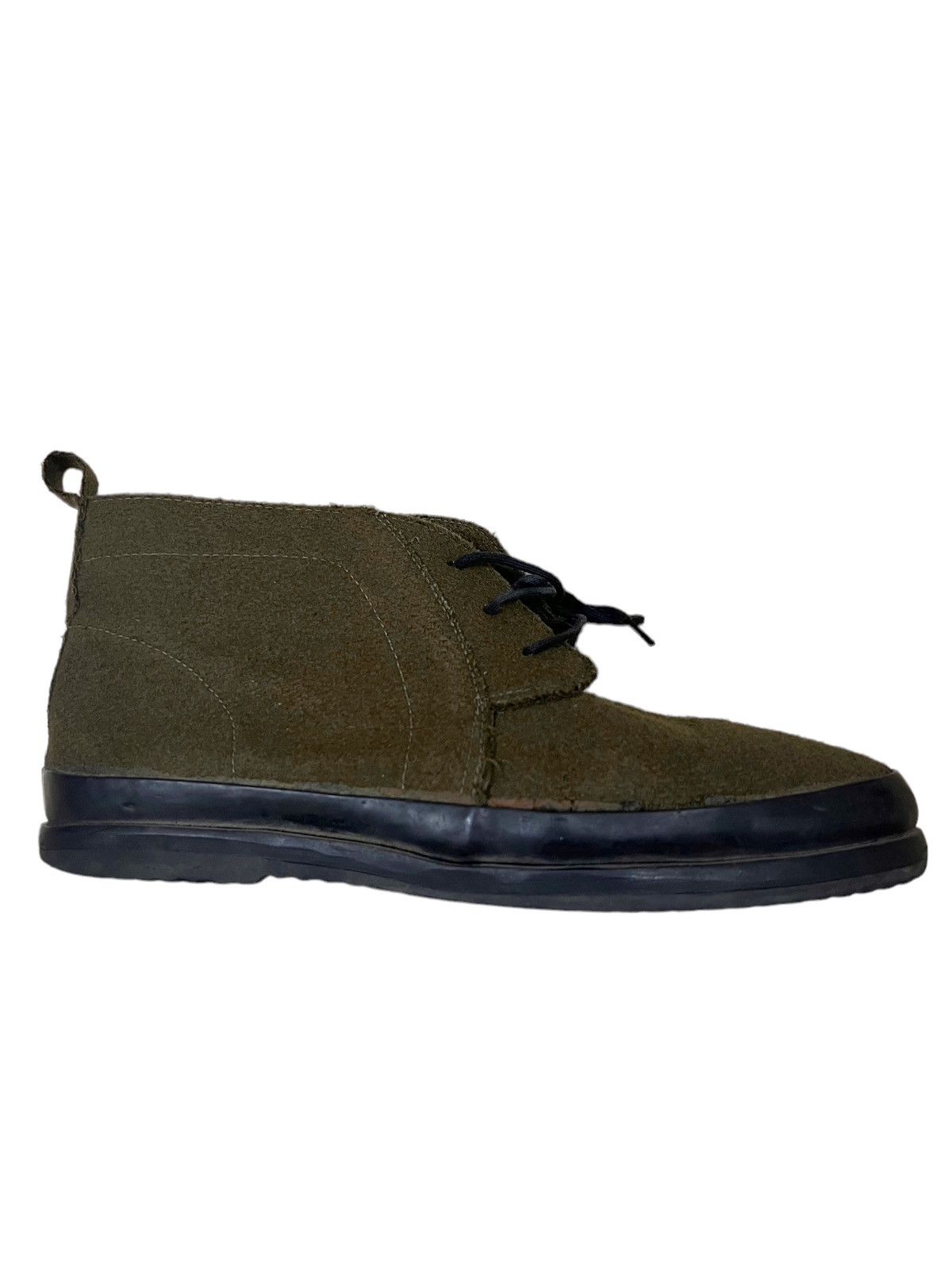 Yohji Yamamoto RARE🔥80s Yohji Yamamoto Minimal Wool Felt High Cut OG Boots Size US 8.5 / EU 41-42 - 2 Thumbnail