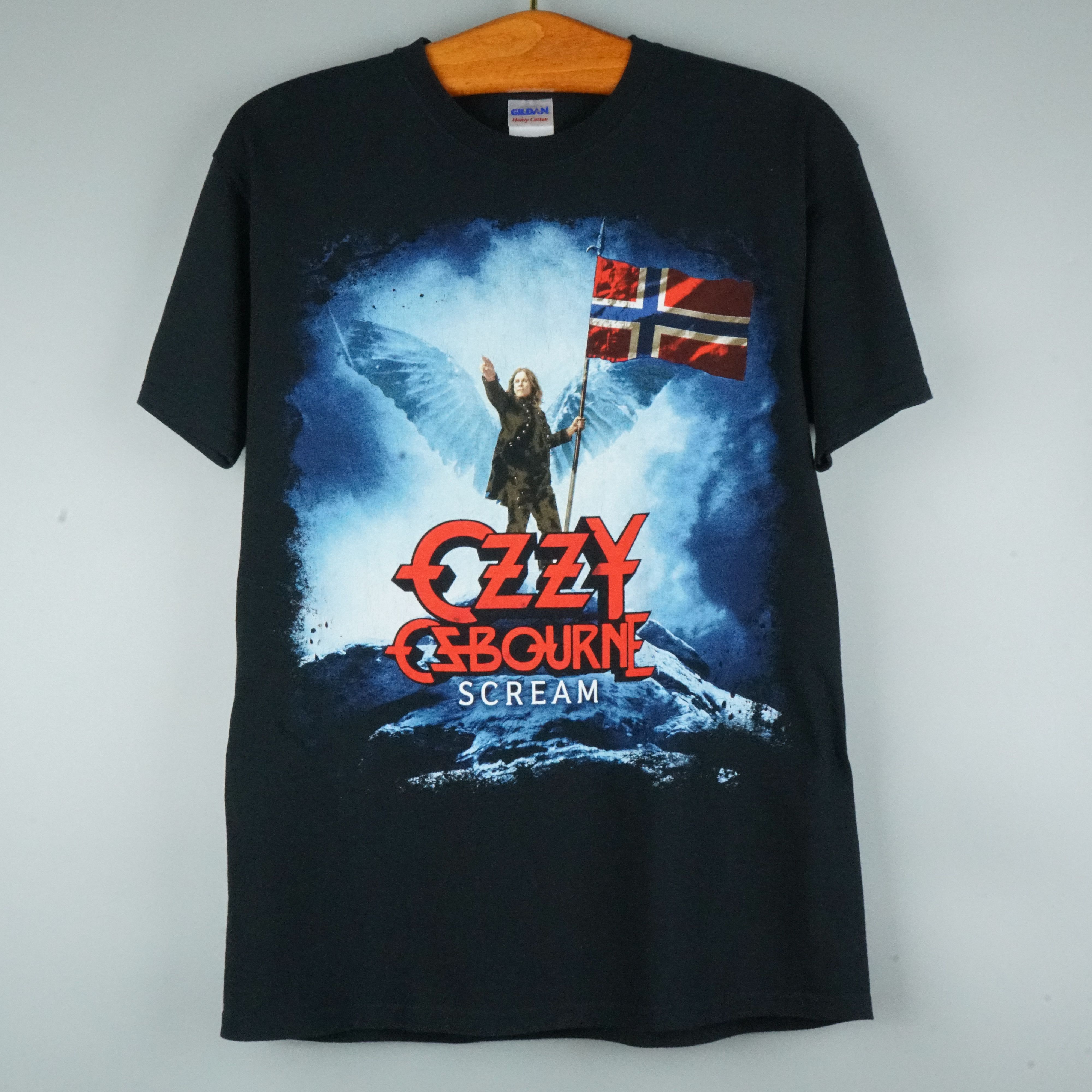 Ozzy Osbourne Band T-shirt, Men's XL size unclear black type Vintage Second Hand
