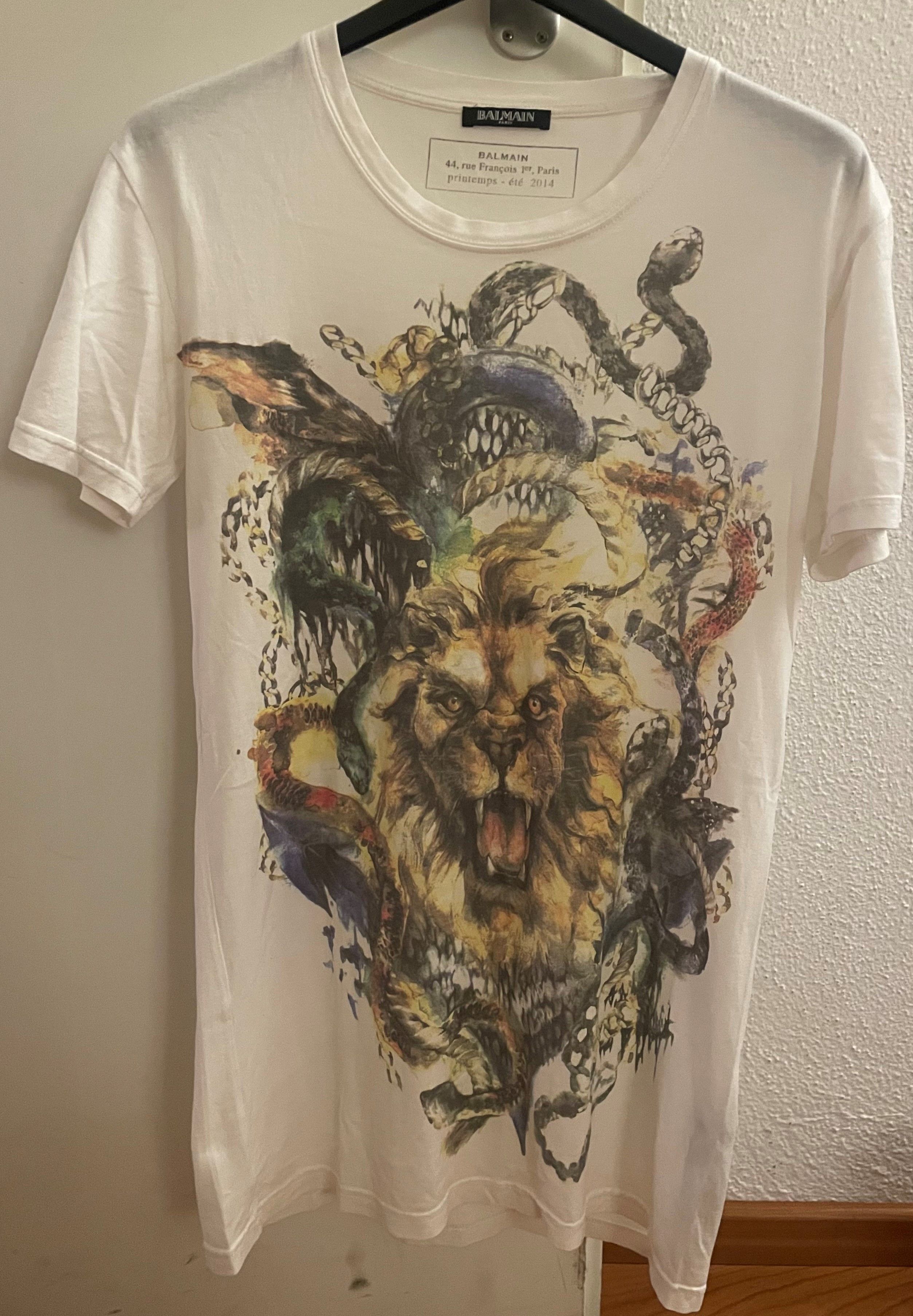 Balmain Balmain LION T Shirt Grailed