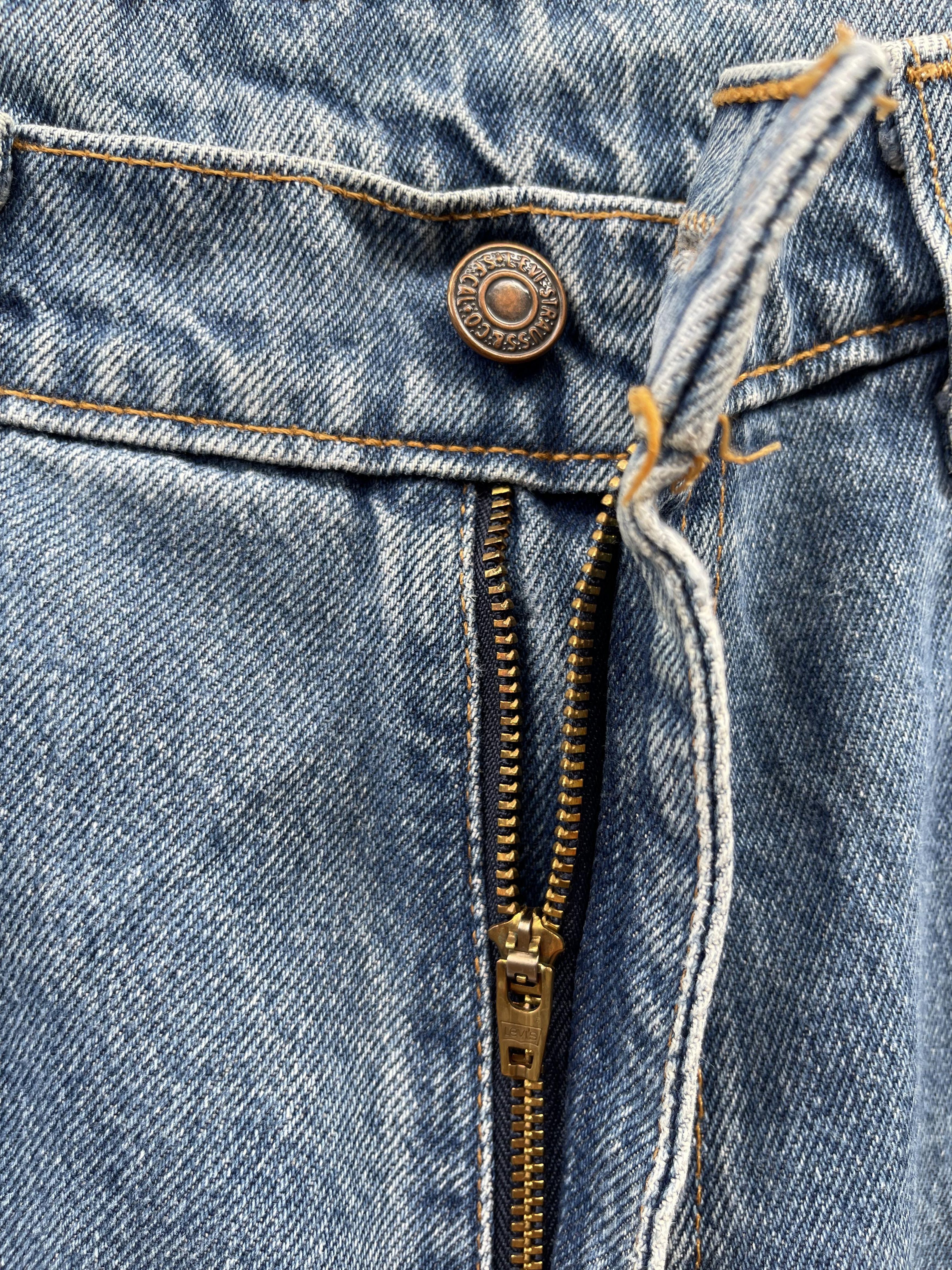 W30 L29 Vintage Levis 607 Orange Tab Reconstruct Jeans