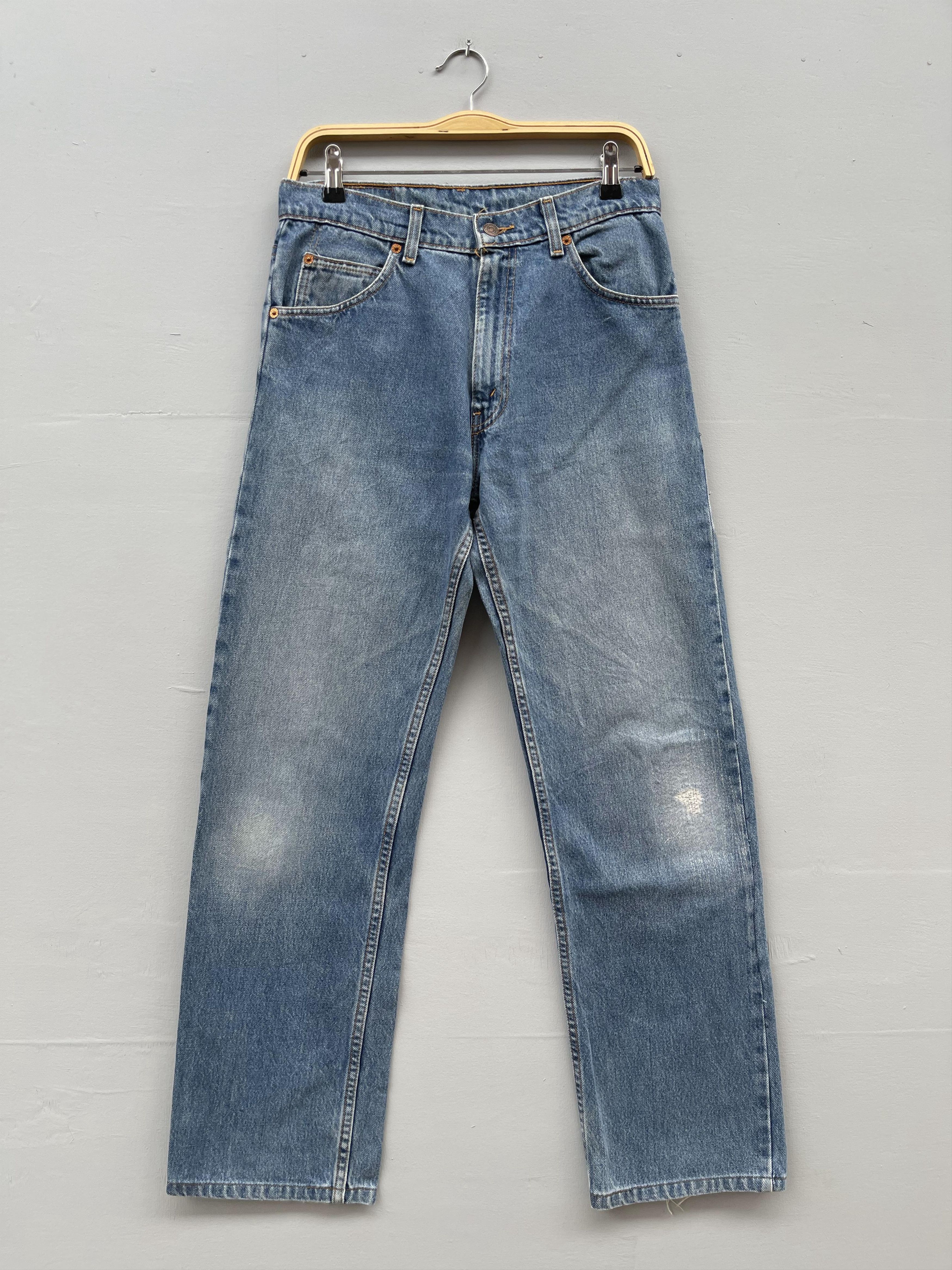 W30 L29 Vintage Levis 607 Orange Tab Reconstruct Jeans