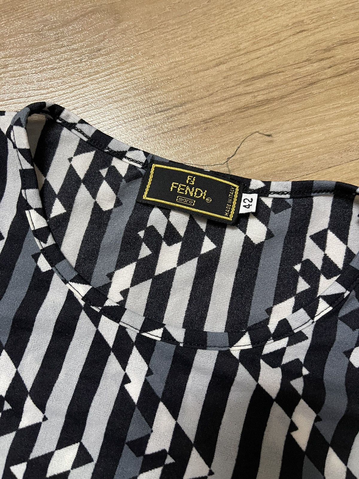 Fendi Vintage FENDI monogram shirt Size US M / EU 48-50 / 2 - 2 Thumbnail