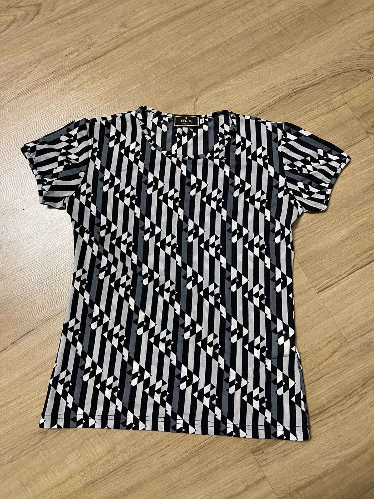 Fendi Vintage FENDI monogram shirt Size US M / EU 48-50 / 2 - 1 Thumbnail