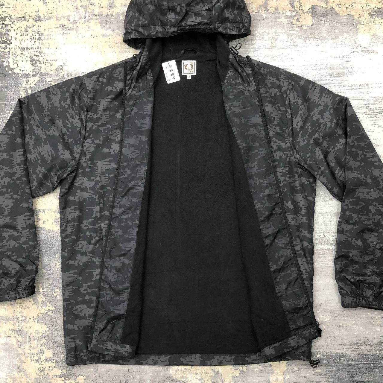 Hang Ten Y198 HANG TEN FLEECE CAMO WINDBREAKER JACKET Size US XL / EU 56 / 4 - 4 Thumbnail
