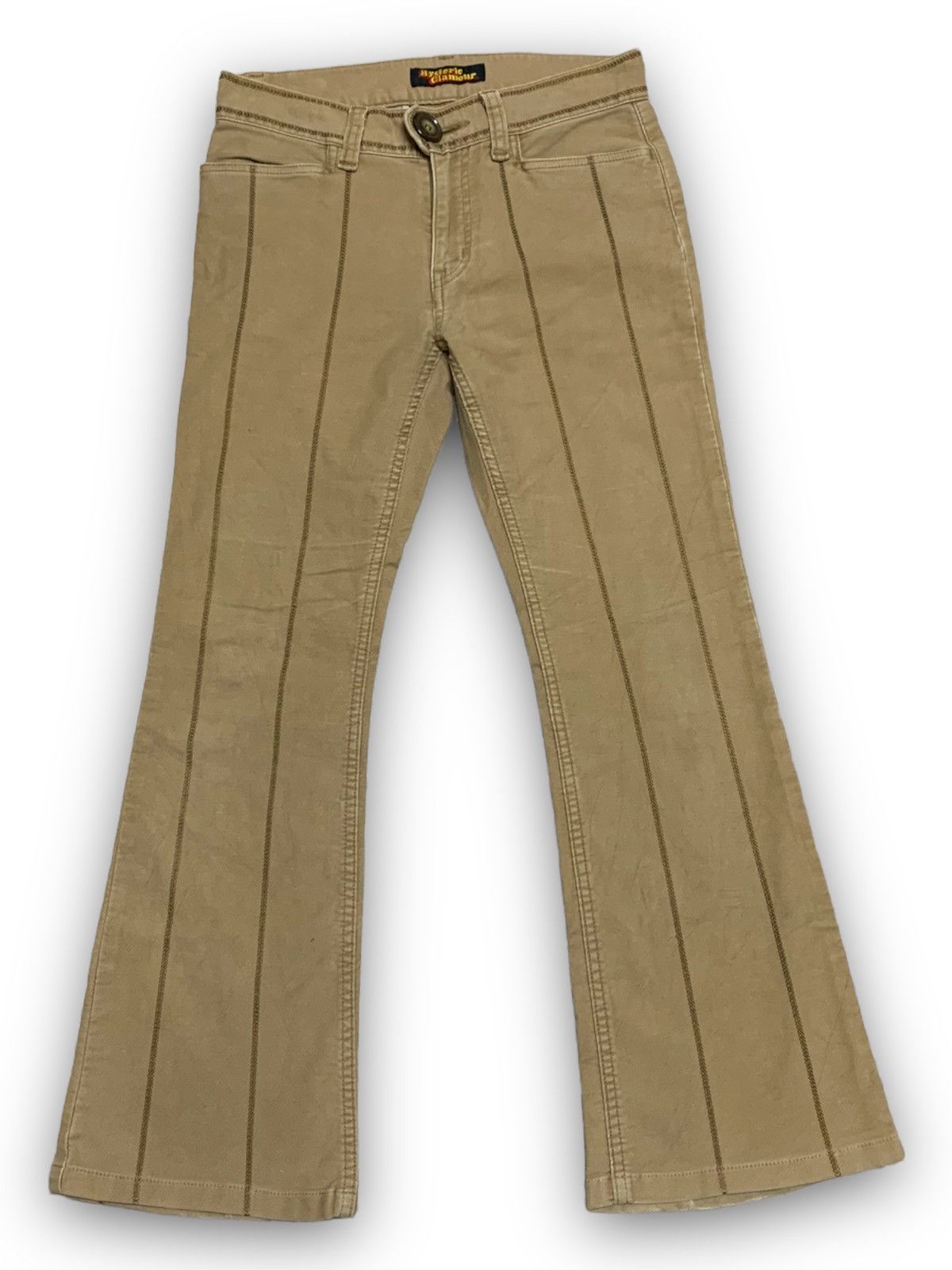 Designer × Hysteric Glamour × Japanese Brand HYSTERIC GLAMOUR WITH STRIPES DESIGN PANTS Size 28" / US 6 / IT 42 - 1 Thumbnail