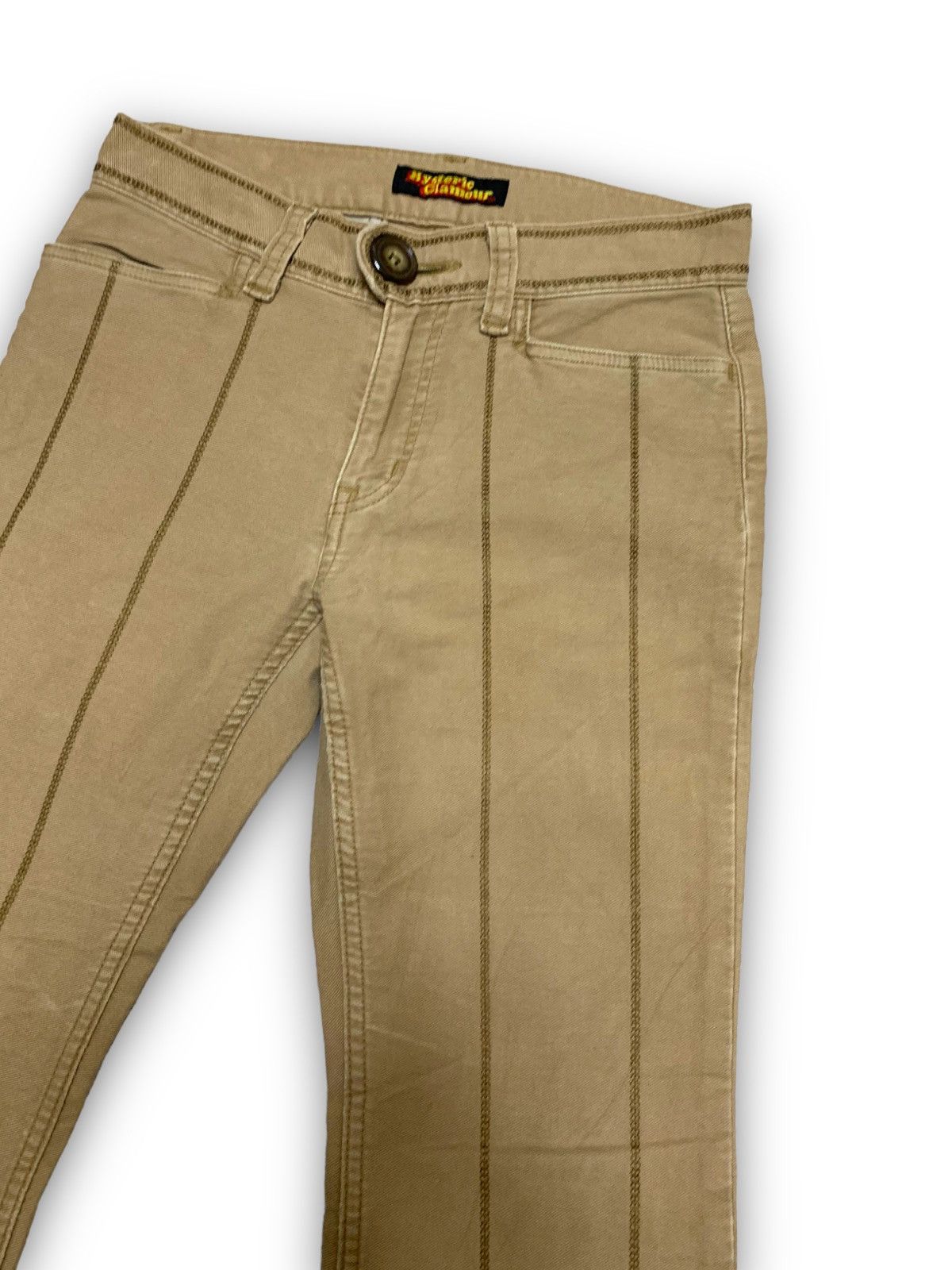 Designer × Hysteric Glamour × Japanese Brand HYSTERIC GLAMOUR WITH STRIPES DESIGN PANTS Size 28" / US 6 / IT 42 - 4 Thumbnail