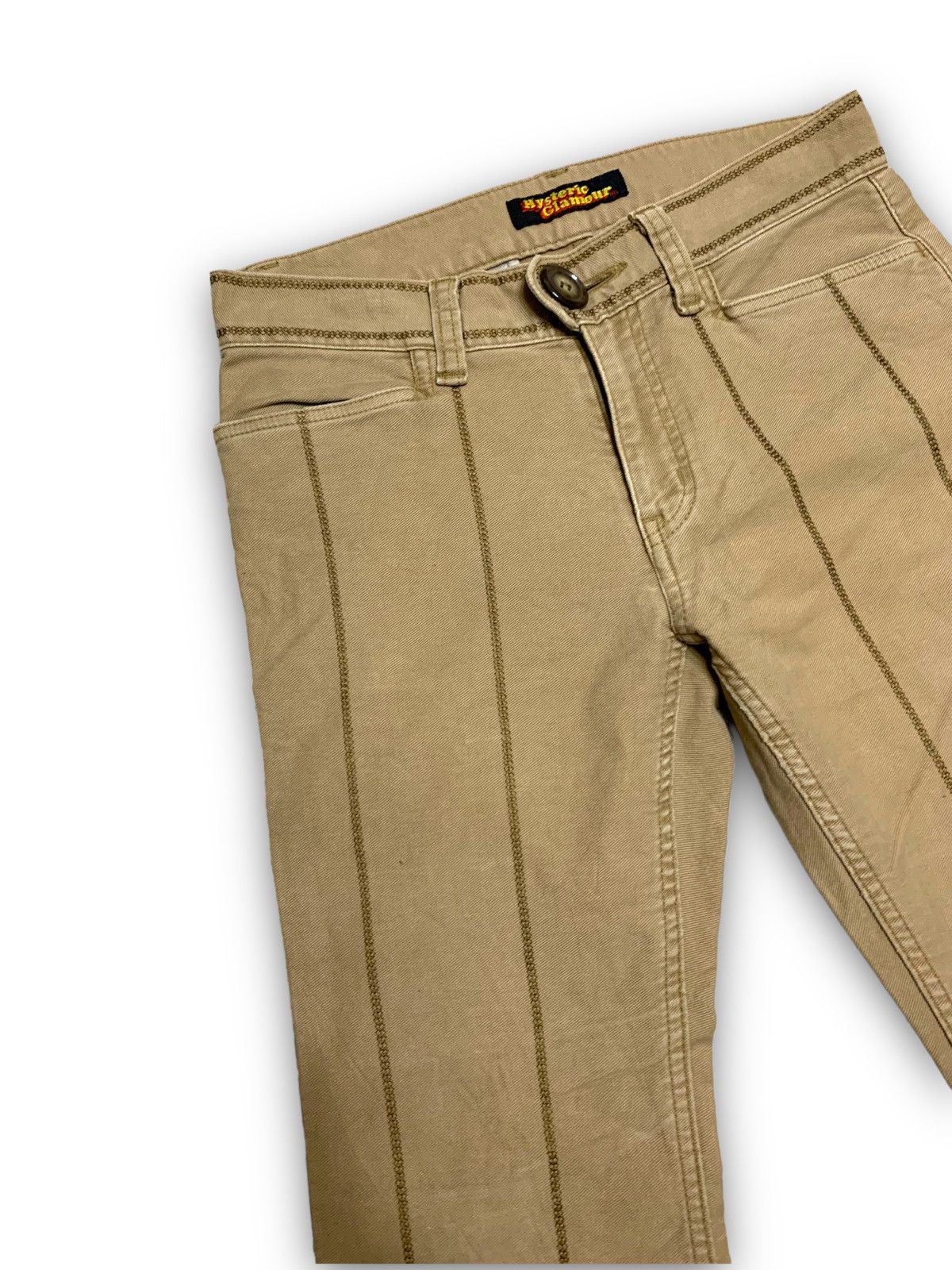Designer × Hysteric Glamour × Japanese Brand HYSTERIC GLAMOUR WITH STRIPES DESIGN PANTS Size 28" / US 6 / IT 42 - 5 Thumbnail