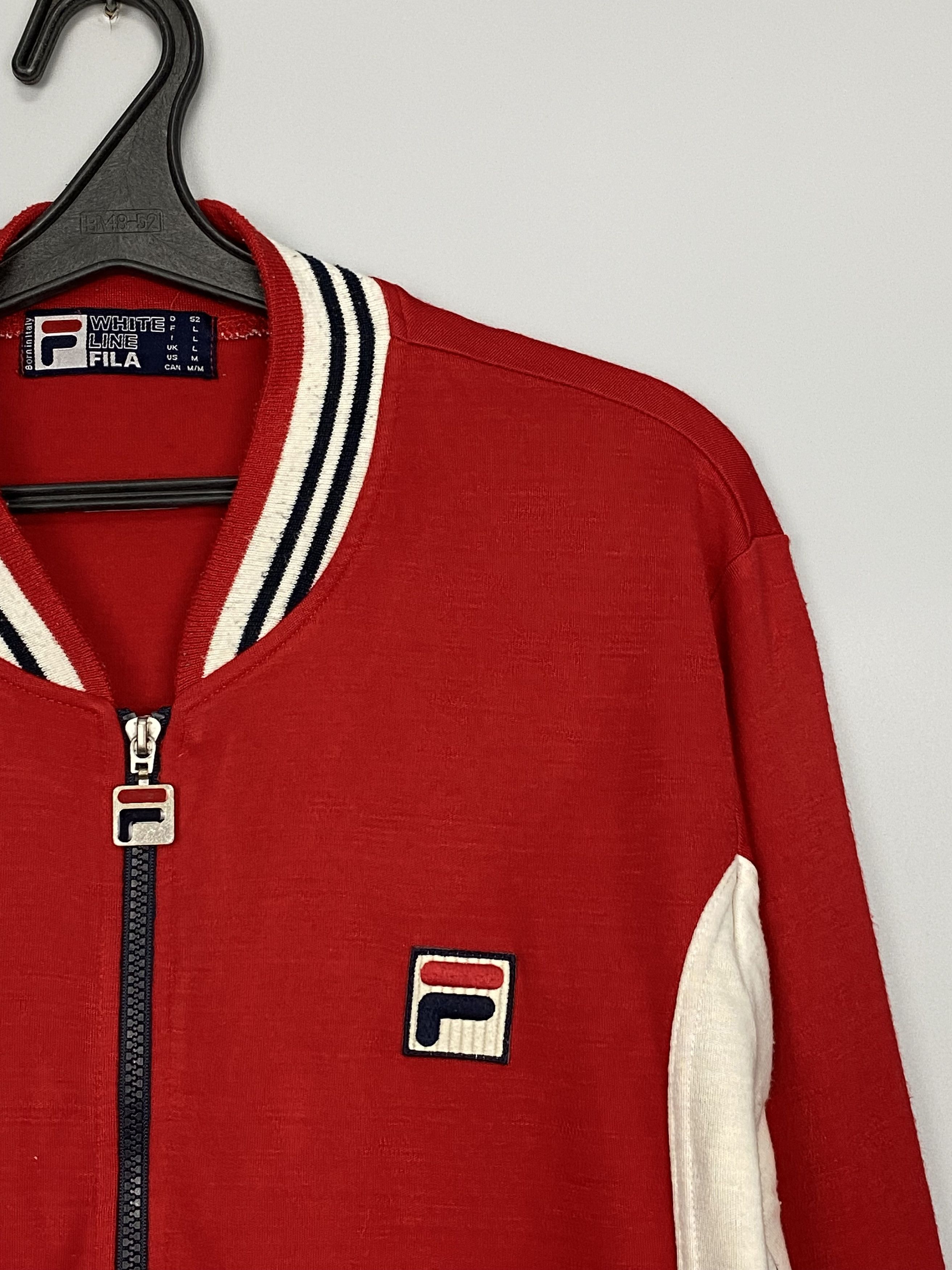 Fila Vintage FILA White Line Casual Full Zip Jacket Size US M / EU 48-50 / 2 - 3 Thumbnail