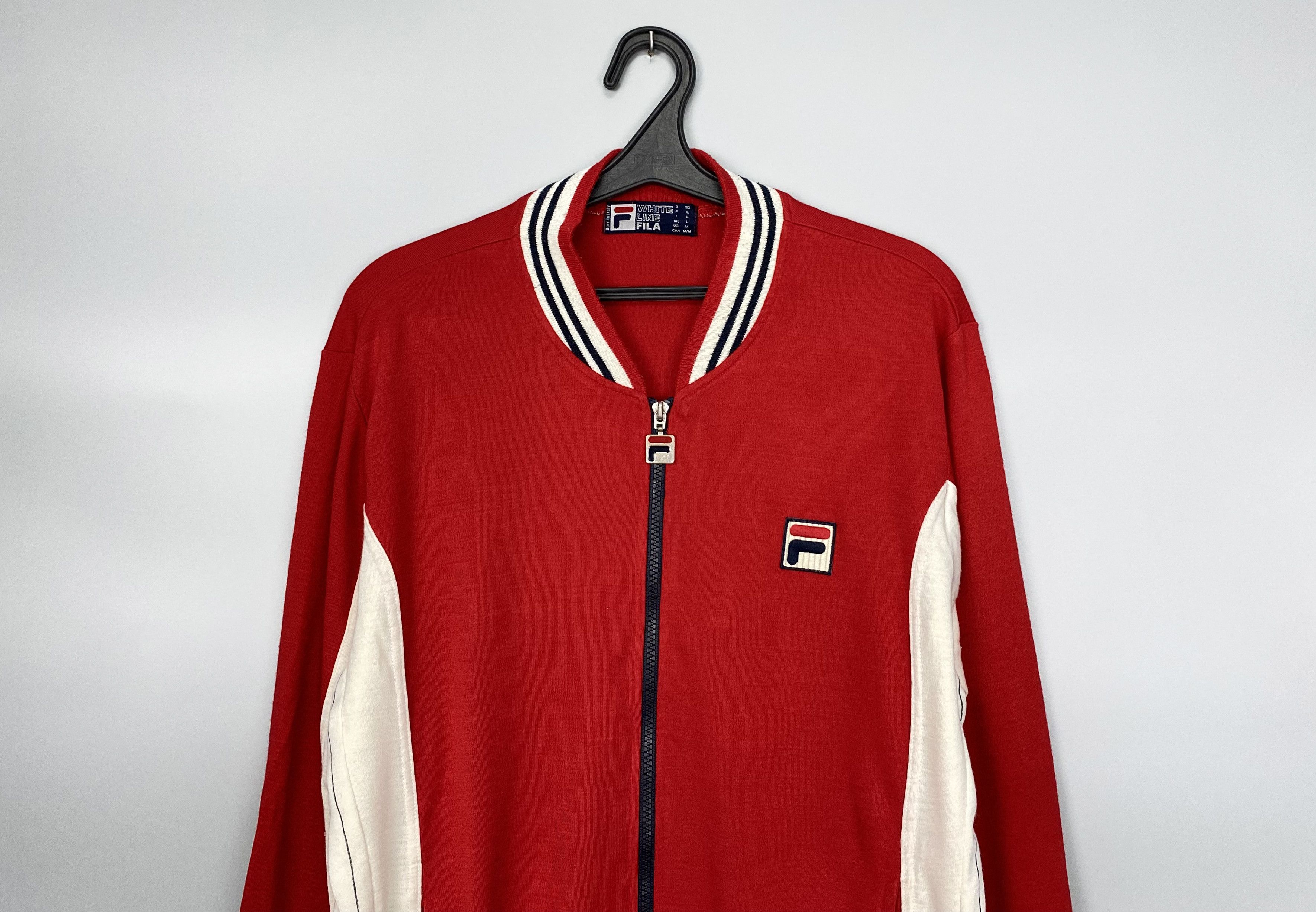 Fila Vintage FILA White Line Casual Full Zip Jacket Size US M / EU 48-50 / 2 - 2 Thumbnail