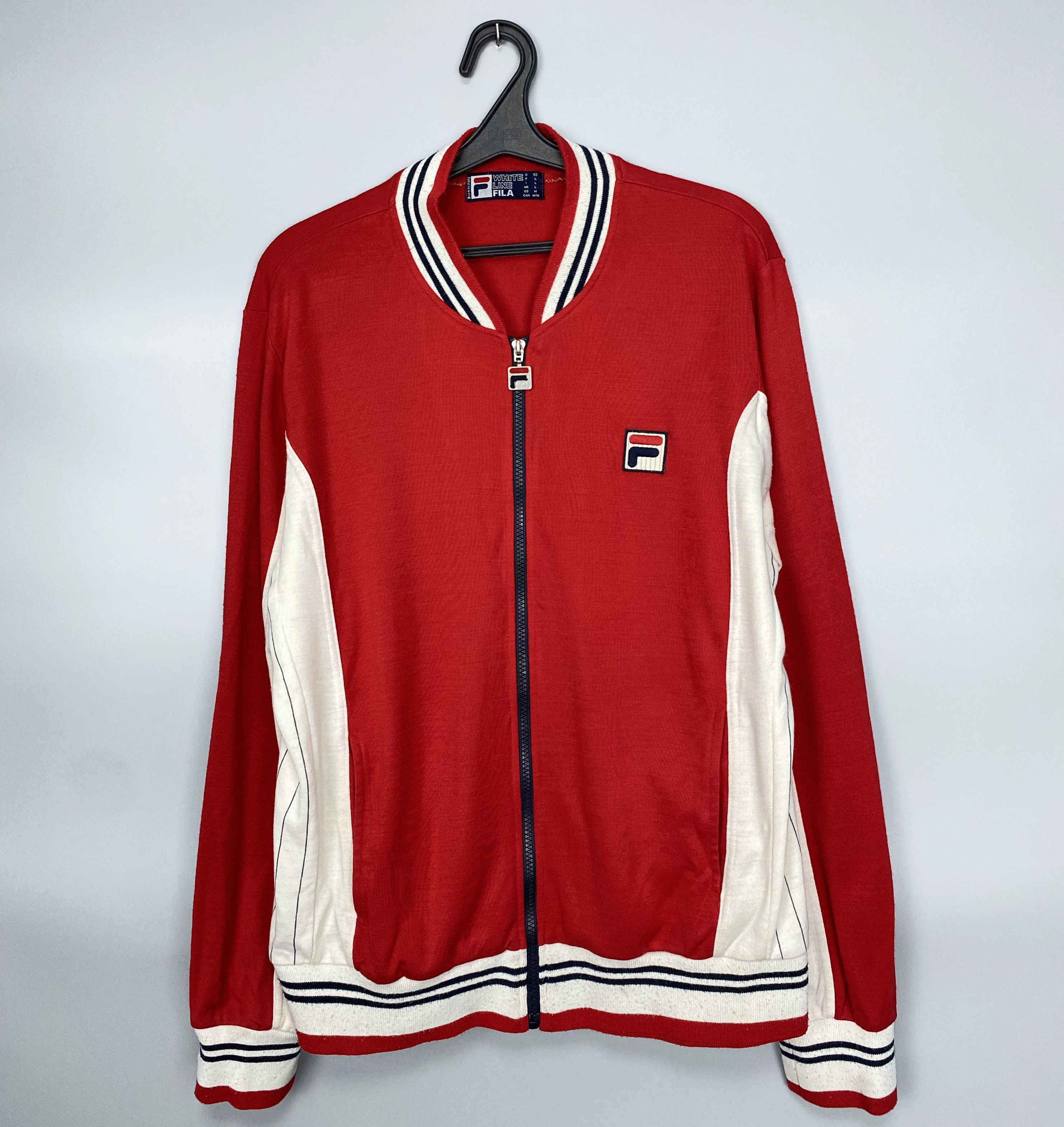 Fila Vintage FILA White Line Casual Full Zip Jacket Size US M / EU 48-50 / 2 - 1 Thumbnail
